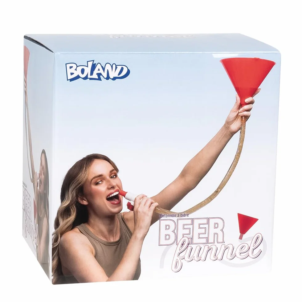 Boland - 30862 - Party Beer Funnel, Beer Bong, gra do picia na festiwale lub urodziny, gra imprezowa