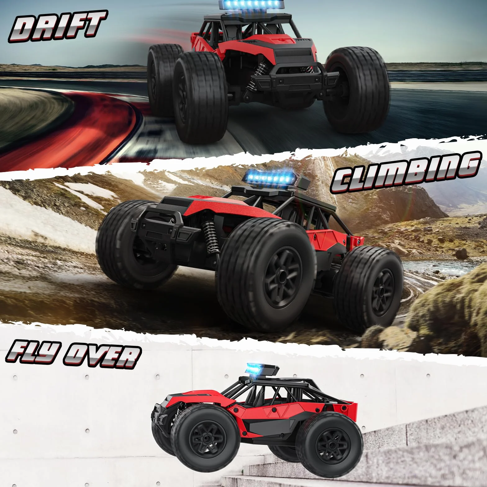 Samochód zdalnie sterowany przez cały terrain, zdalnie sterowany samochód terenowy Offroad Machinina