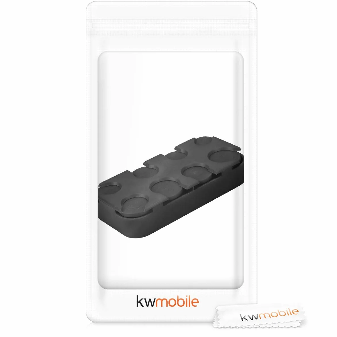 kwmobile Uchwyt na monety euro, 8 dozowników, od 1 centa do 2 euro, organizer do sortowania monet europejskich, czarny