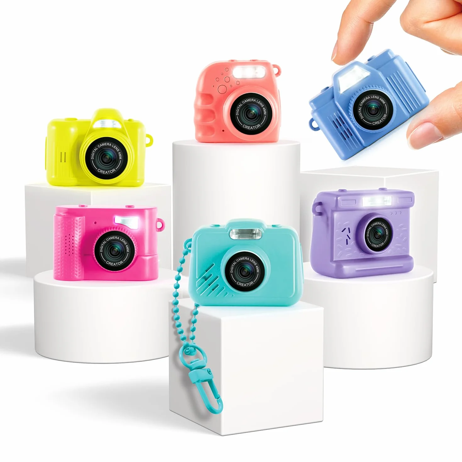 Photo Creator Mini kamera cyfrowa, karta SD 1 GB, do ładowania, 6 kolorów