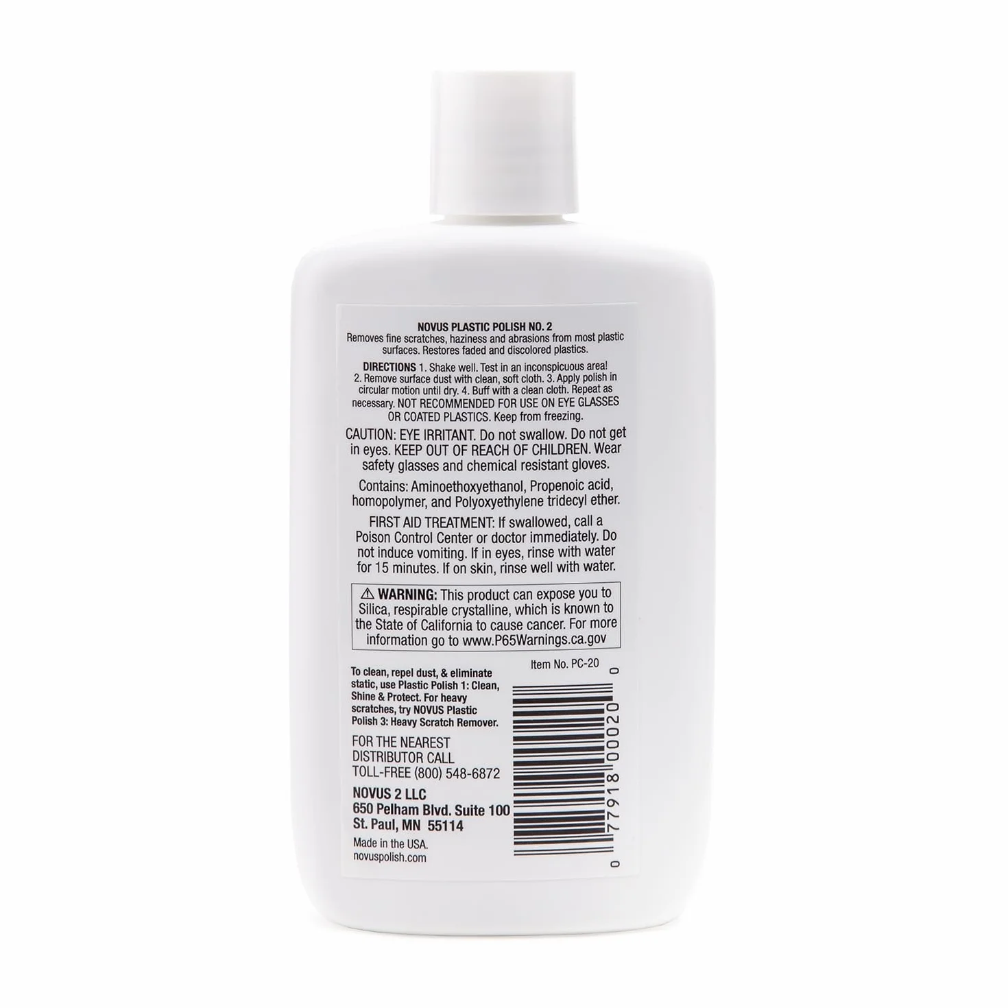 Novus Cienki 2 plastik – środek do usuwania zadrapań, 8 ml