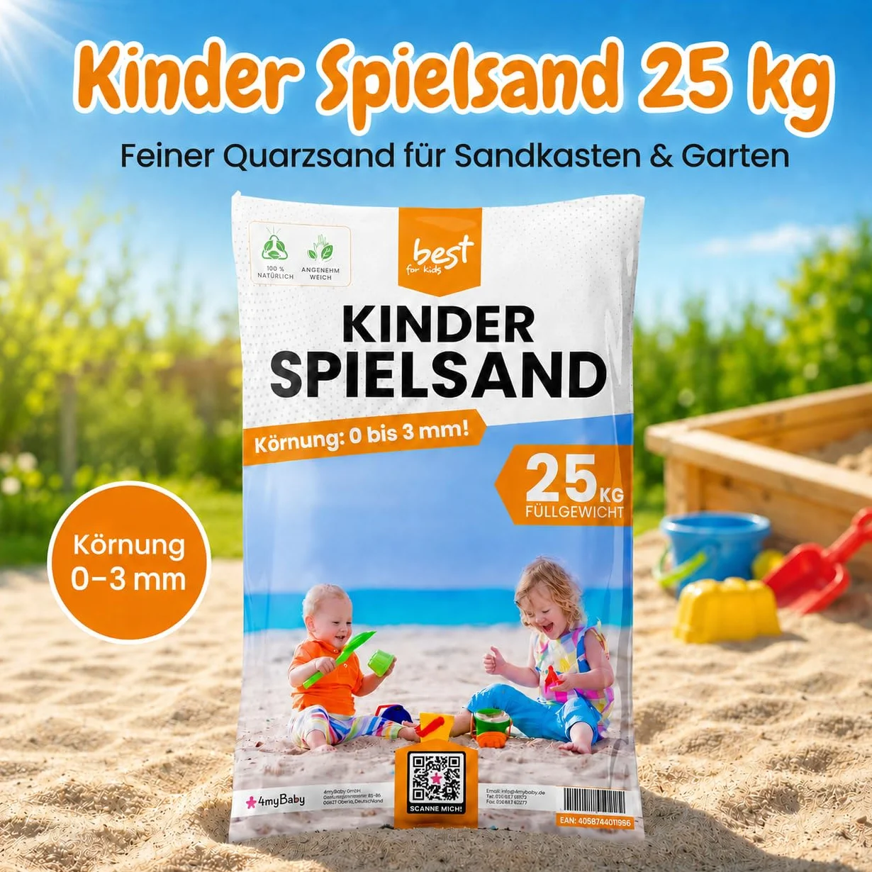 Best for Garden Piasek do zabawy 25 kg