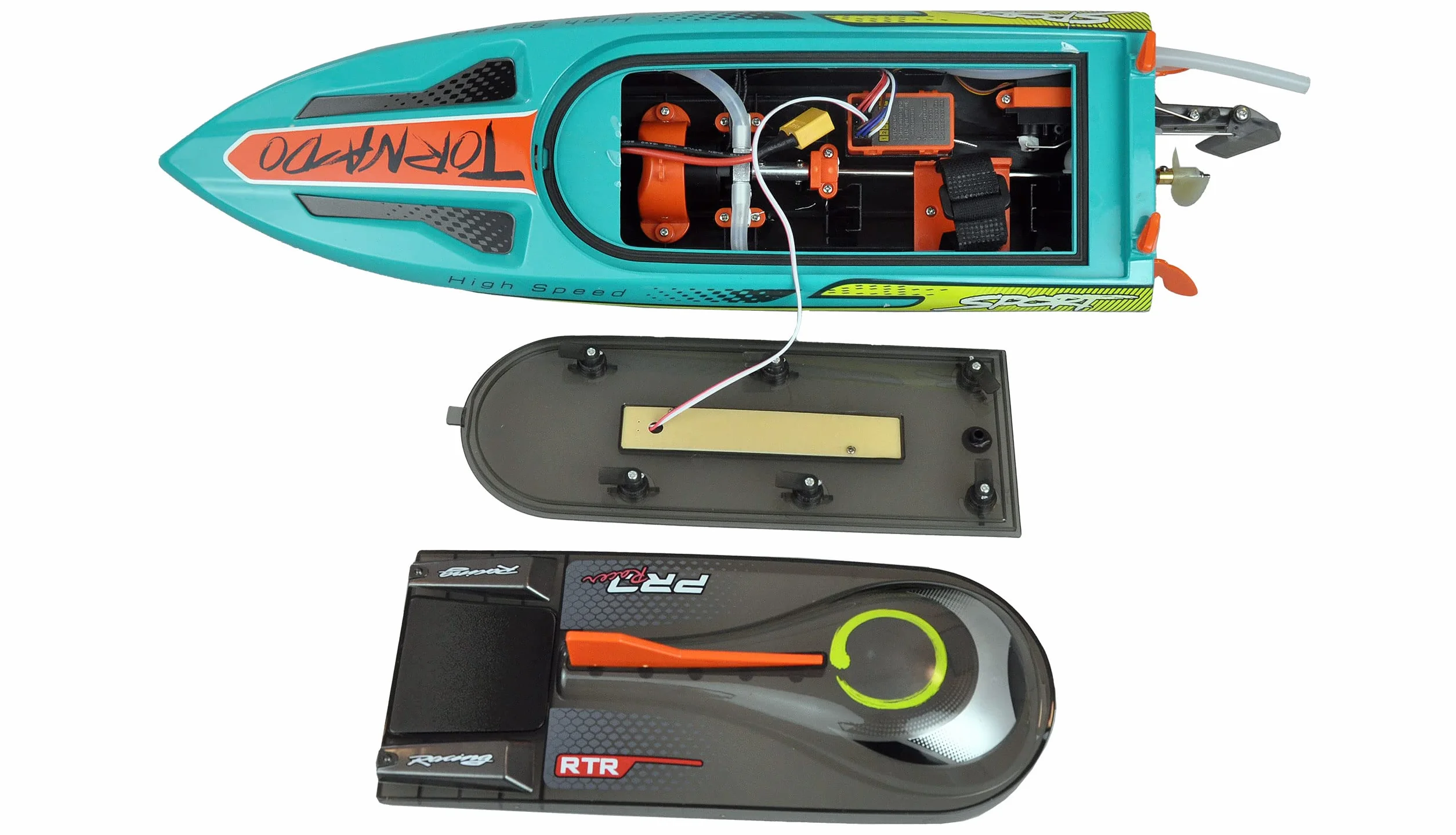 Amewi 26095 Tornado High Speed Boot Brushless 450 mm 65 km/h 2,4 GHz RTR, kolorowy