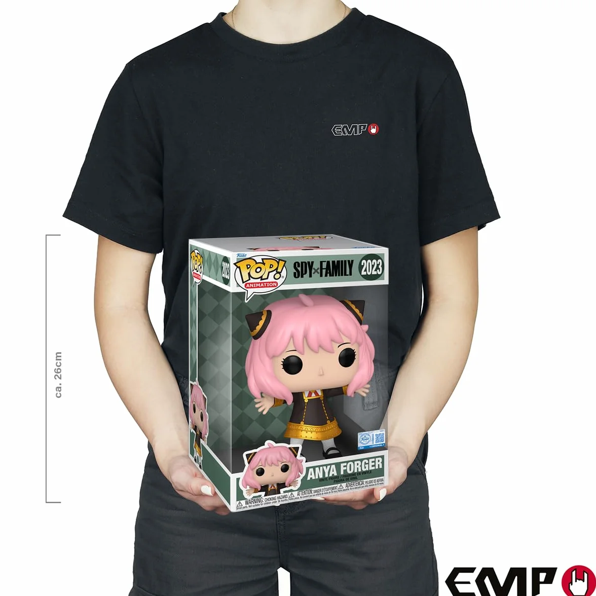Funko Pop! Jumbo: Spy X Family - Anya Forger - kolekcjonerska figurka winylowa - pomysł na prezent - oficjalny towar - zabawki dla dzieci i dorosłych - fani filmowi - figurka kolekcjonerska