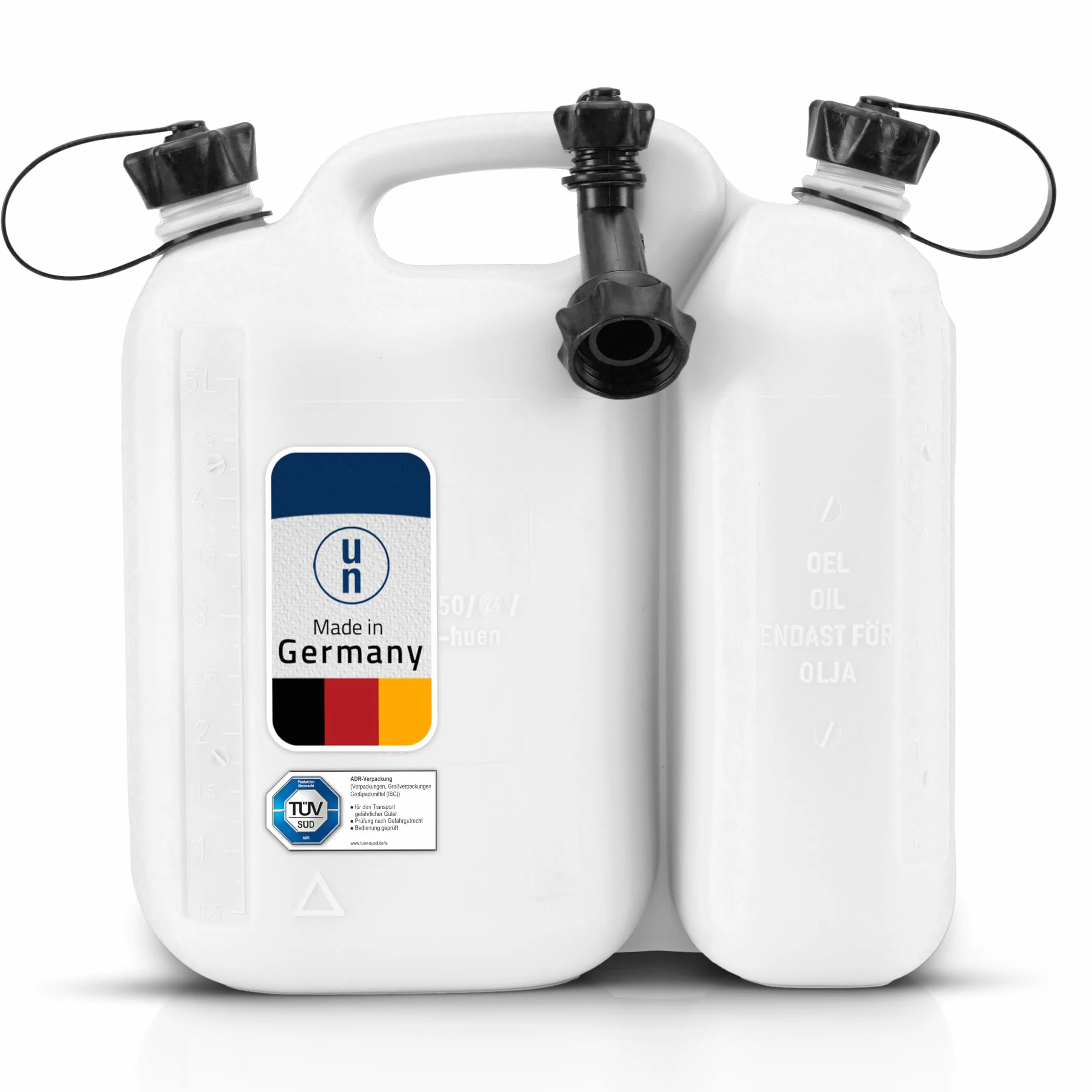 Podwójny kanister ECO 5,5+3L na paliwo benzynę, Hünersdorff