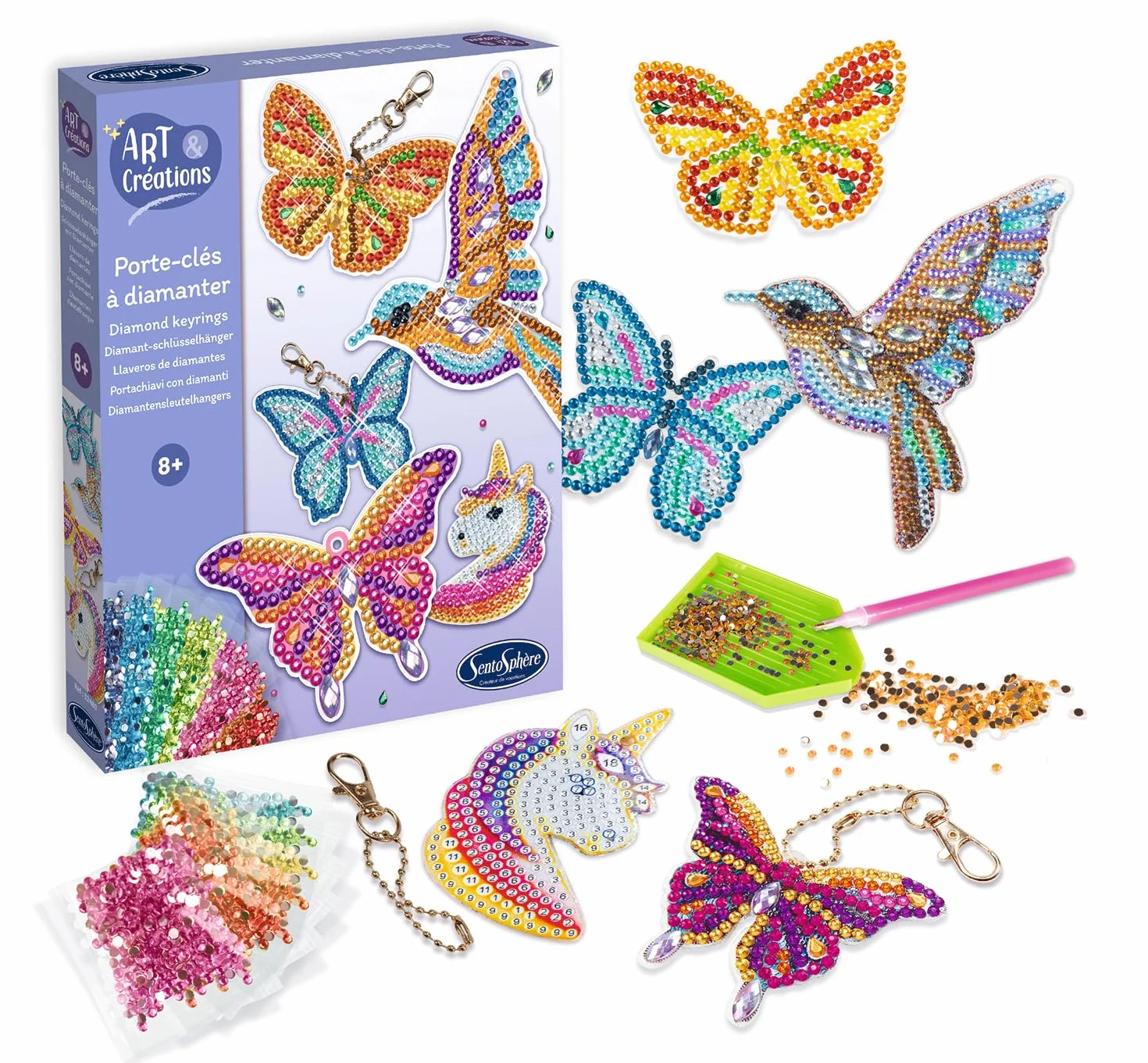 Art & Creations DIAMENTOWY breloczek do kluczy