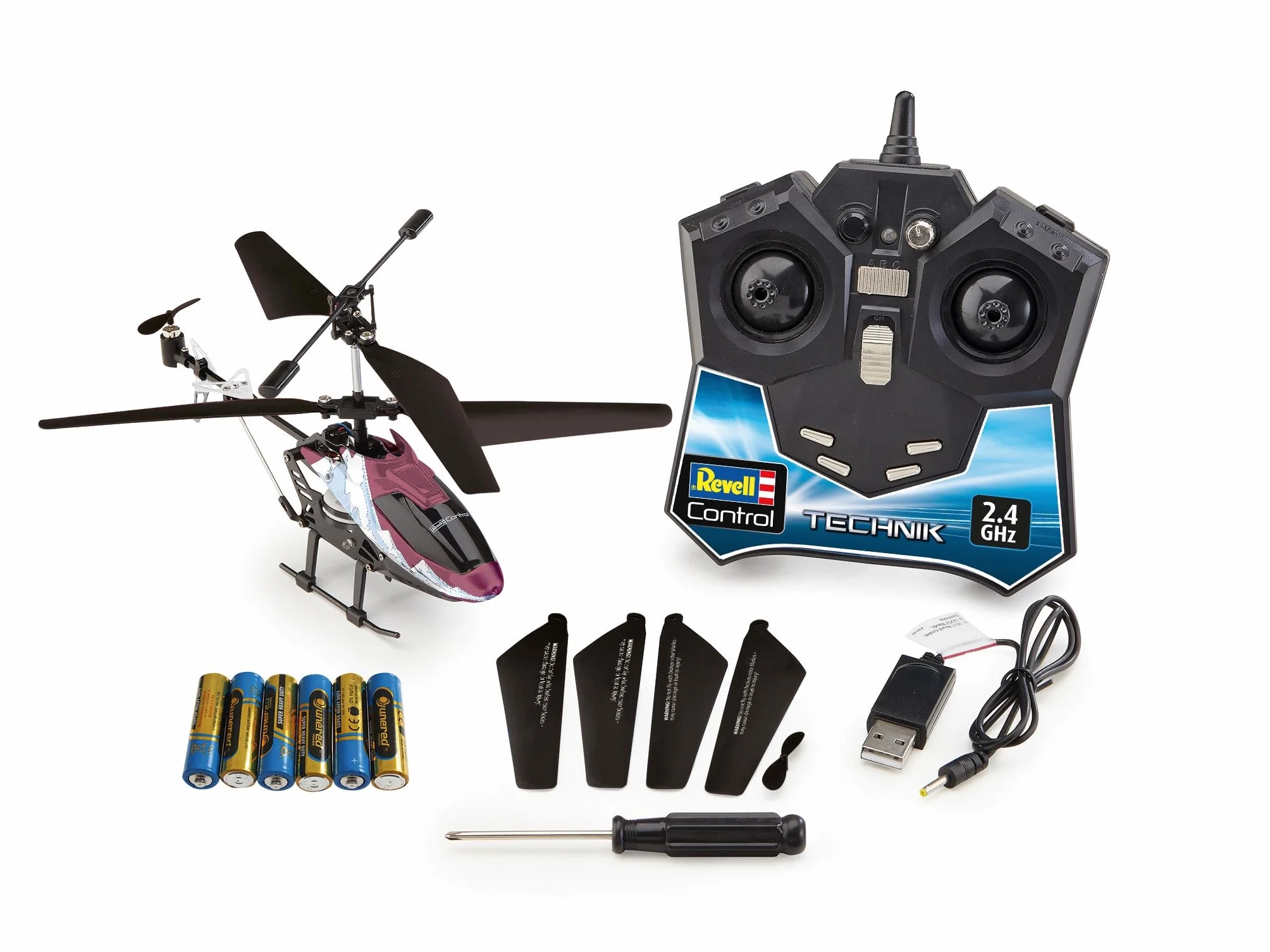 Revell kalendarz adwentowy helikopter RC I zdalnie sterowany helikopter I do rękodzieła, dla chłopców, dziewcząt i dorosłych od 10 lat, prezent na Boże Narodzenie