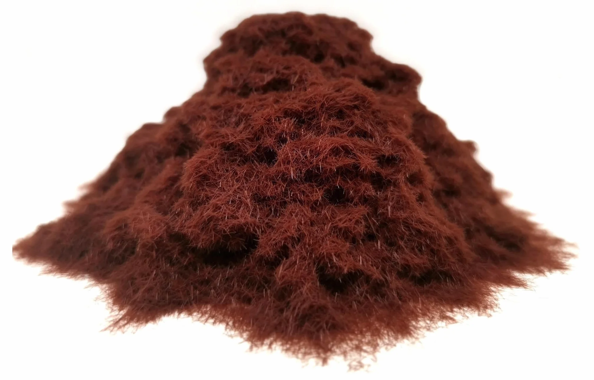 Włókna flokowane - proszek flokowany 2 mm - 100 g (kasztanowy brąz)