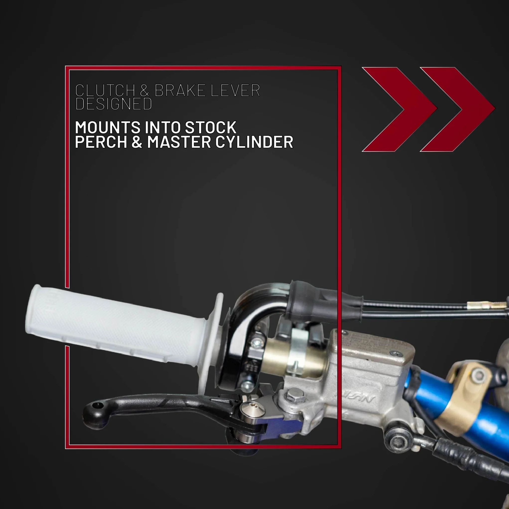 POLISPORT 8487200048 - Zestaw nietłukących uchwytów obrobionych z aluminium z dołączonymi adapterami kompatybilny z motocyklami HUSQVARNA w kolorze czarnym