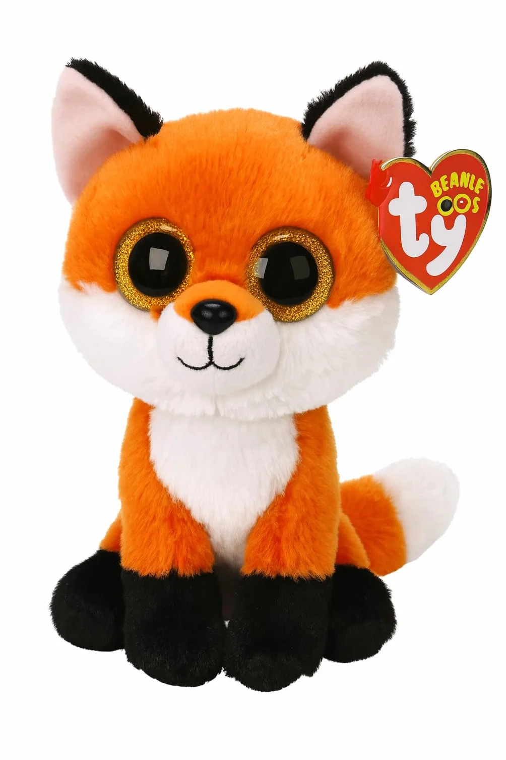 Ty Meadow Fox Beanie Boos 6" | Beanie Baby Soft Plush Toy | Collectible Cuddly Stuffed Teddy