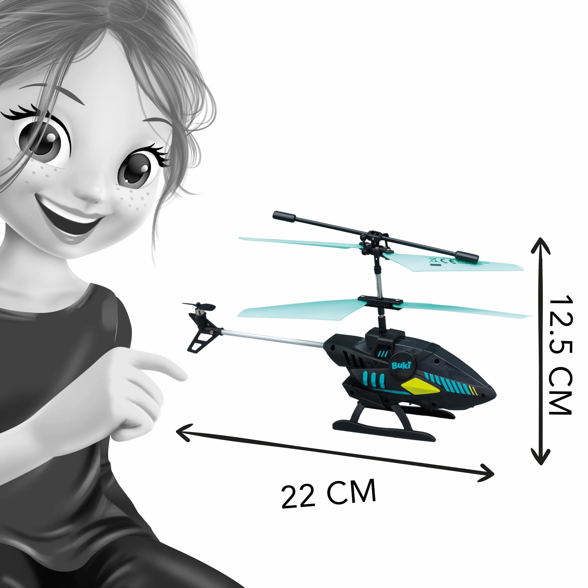 BUKI 37295 - Helikopter ze sterowaniem radiowym
