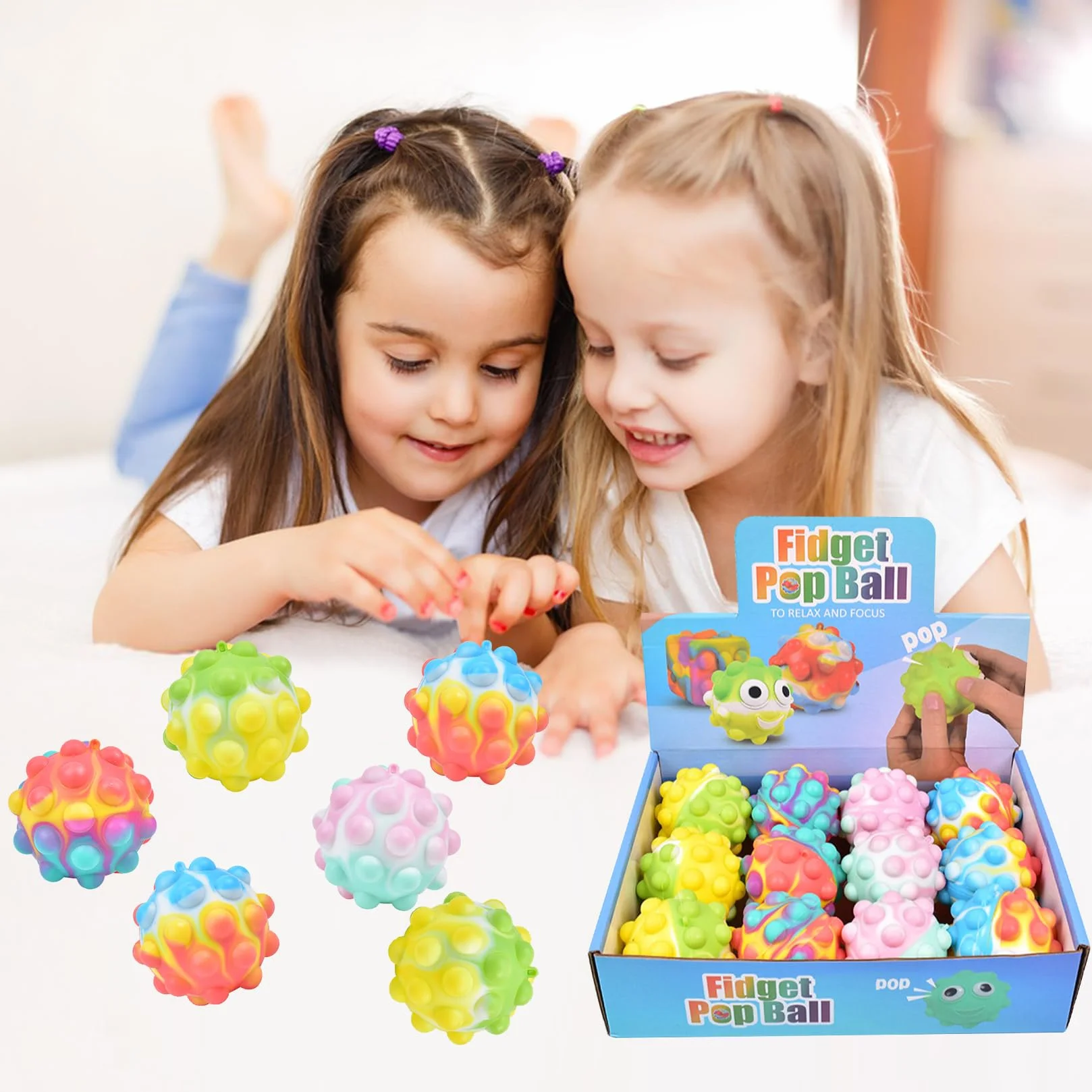 12 Sztuk Squishy Piłek Antystresowych Zabawek Fidget Dla Dzieci I Dorosłych Prezenty Urodzinowe Dla Dzieci Małe Upominki Dla Dzieci