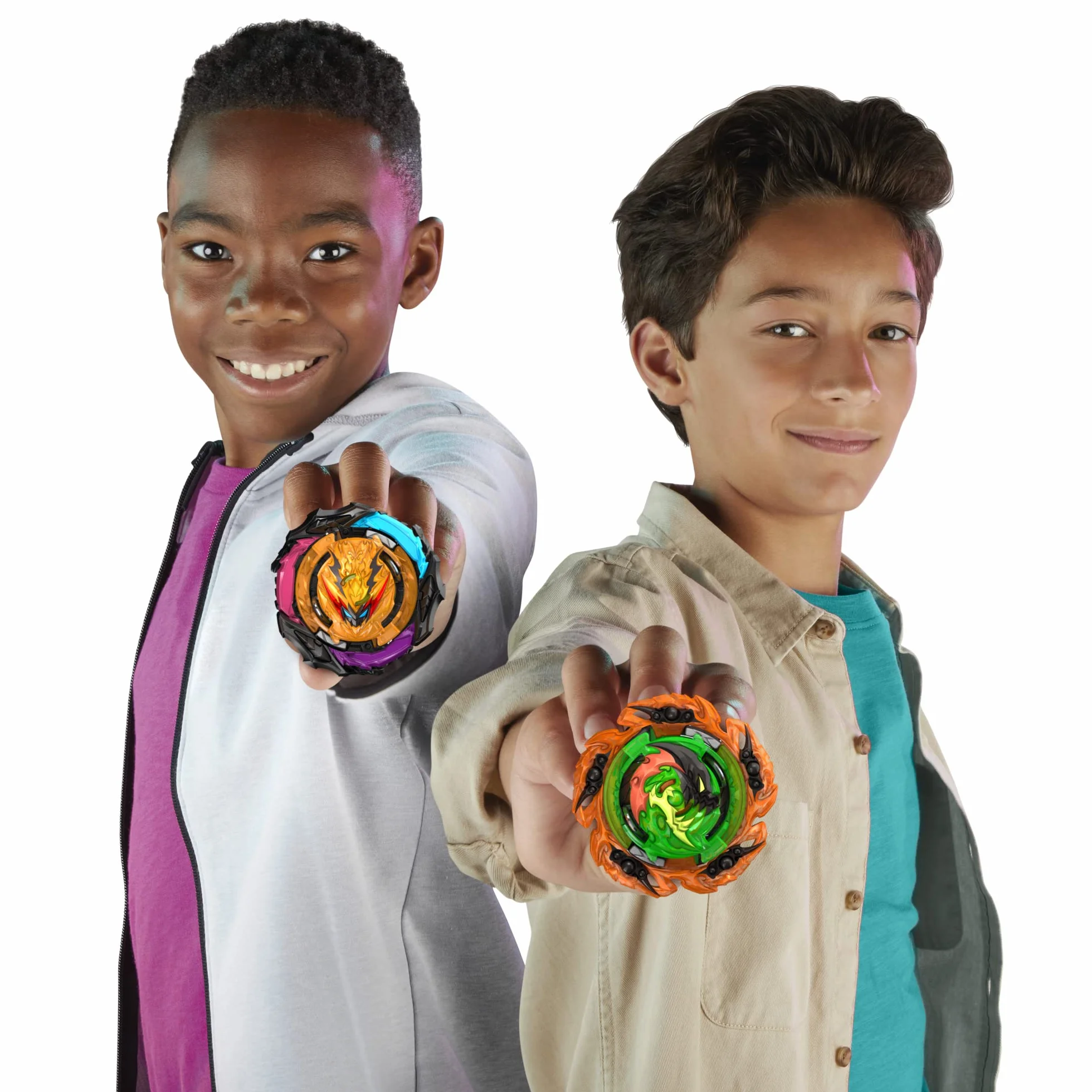 Hasbro Zestaw bitewny Beyblade Burst QuadStrike Light Ignite z areną Beyblade
