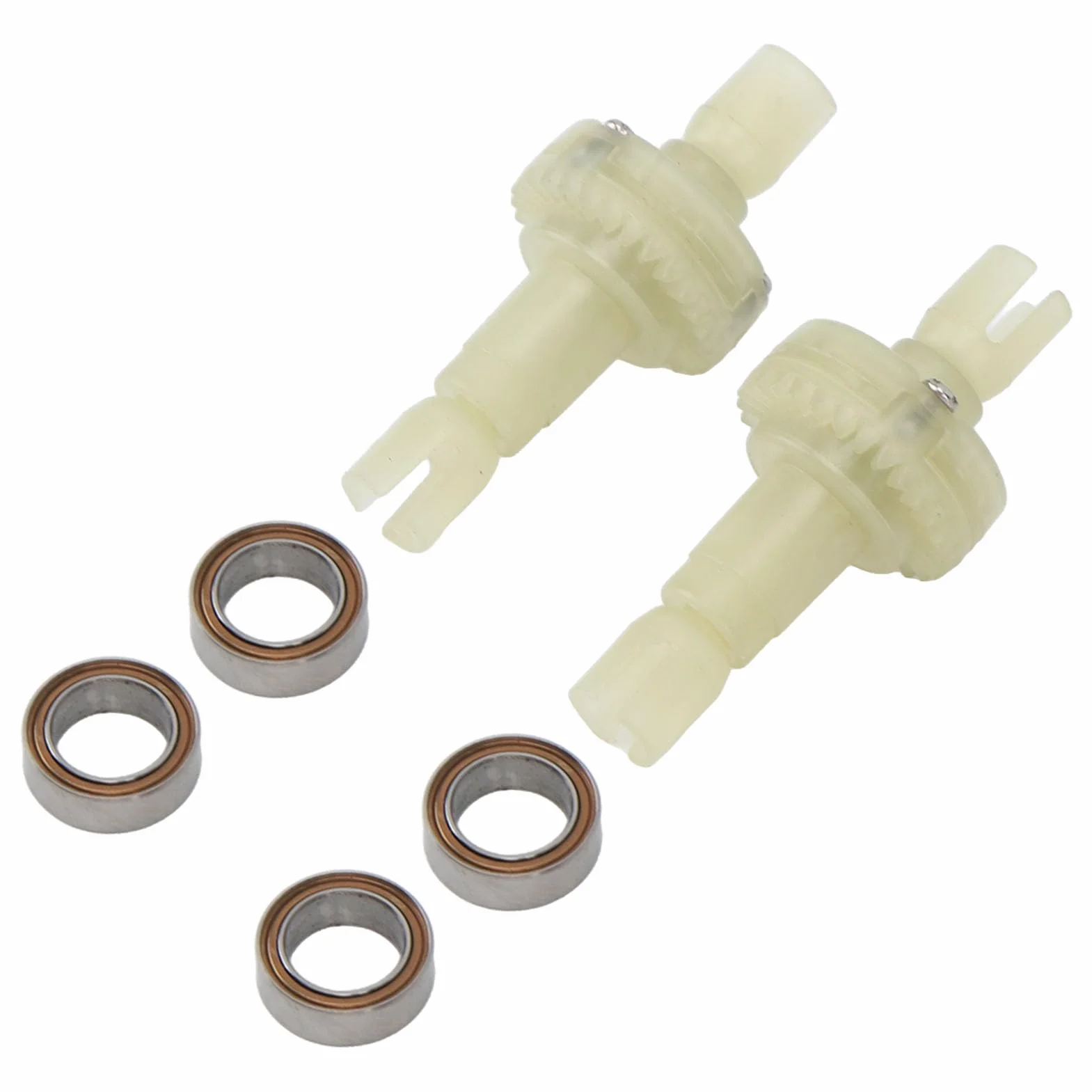 Mechanizm Różnicowy Łożysko Kulkowe Mechanizm Różnicowy RC, Mechanizm Różnicowy Samochodu RC z łożyskami Kompatybilny z Wltoys 284010 284161 K989 Części Zamienne do Samochodów RC
