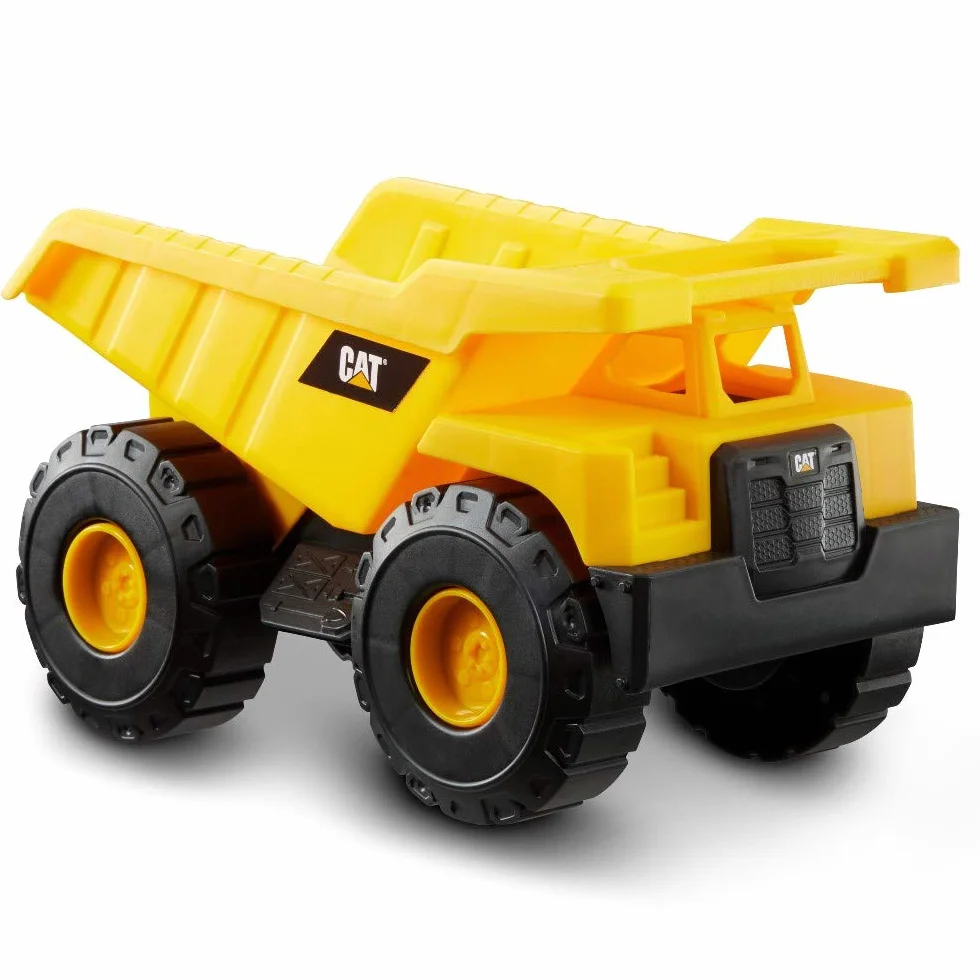 CatToysOfficial 82360 Caterpillar by Funrise 82284 Caterpillar CAT Mini-Crew ciężarówka uchylna, ładowarka kołowa i koparka pojazd budowlany, żółto-czarna