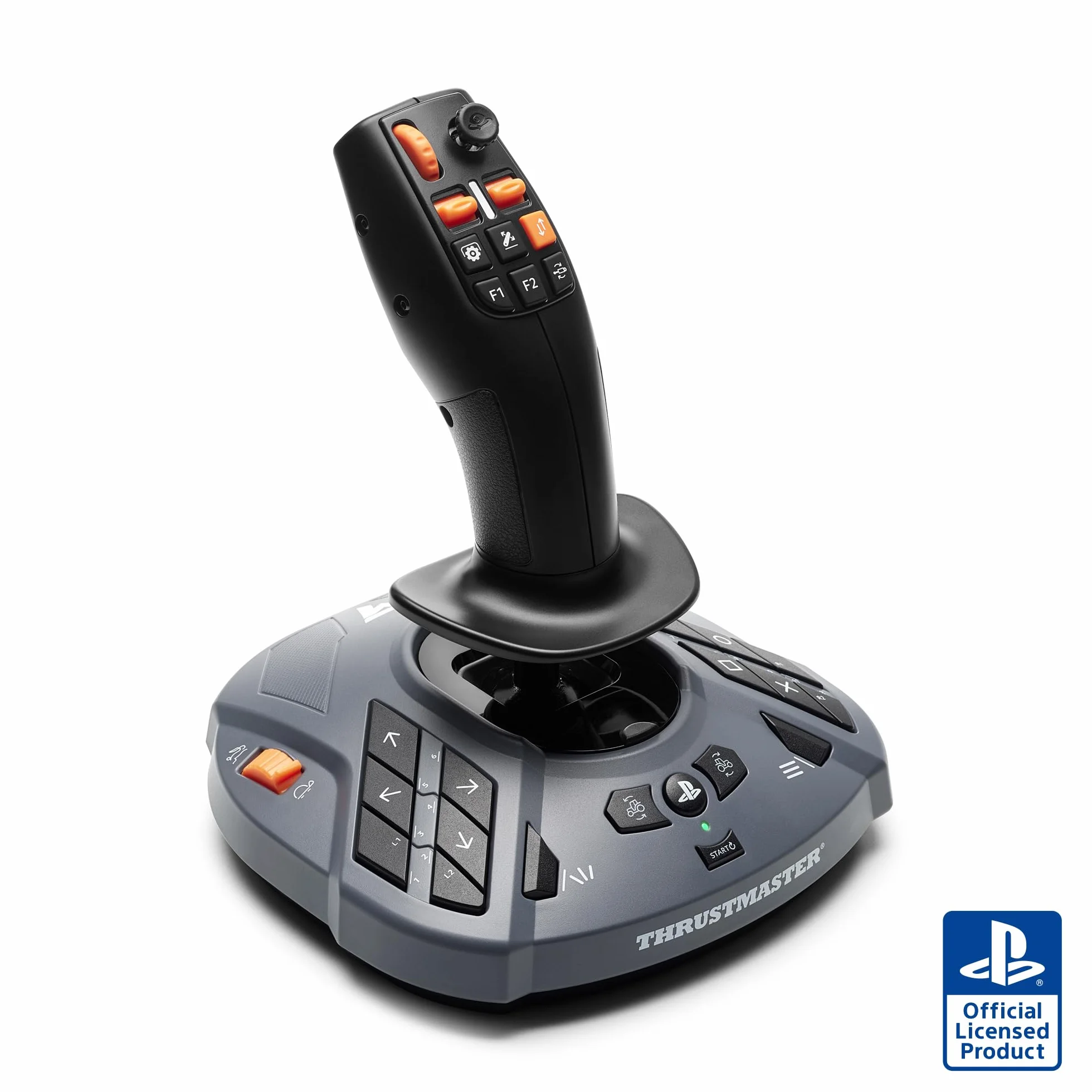 Thrustmaster SimTask FarmStick – Joystick Rolniczy do Symulatora Farmy i Maszyn Budowlanych – 33 Przyciski Akcji, Precyzja H.E.A.R.T – Kontroler do PC, PS5 i PS4 – Czarny