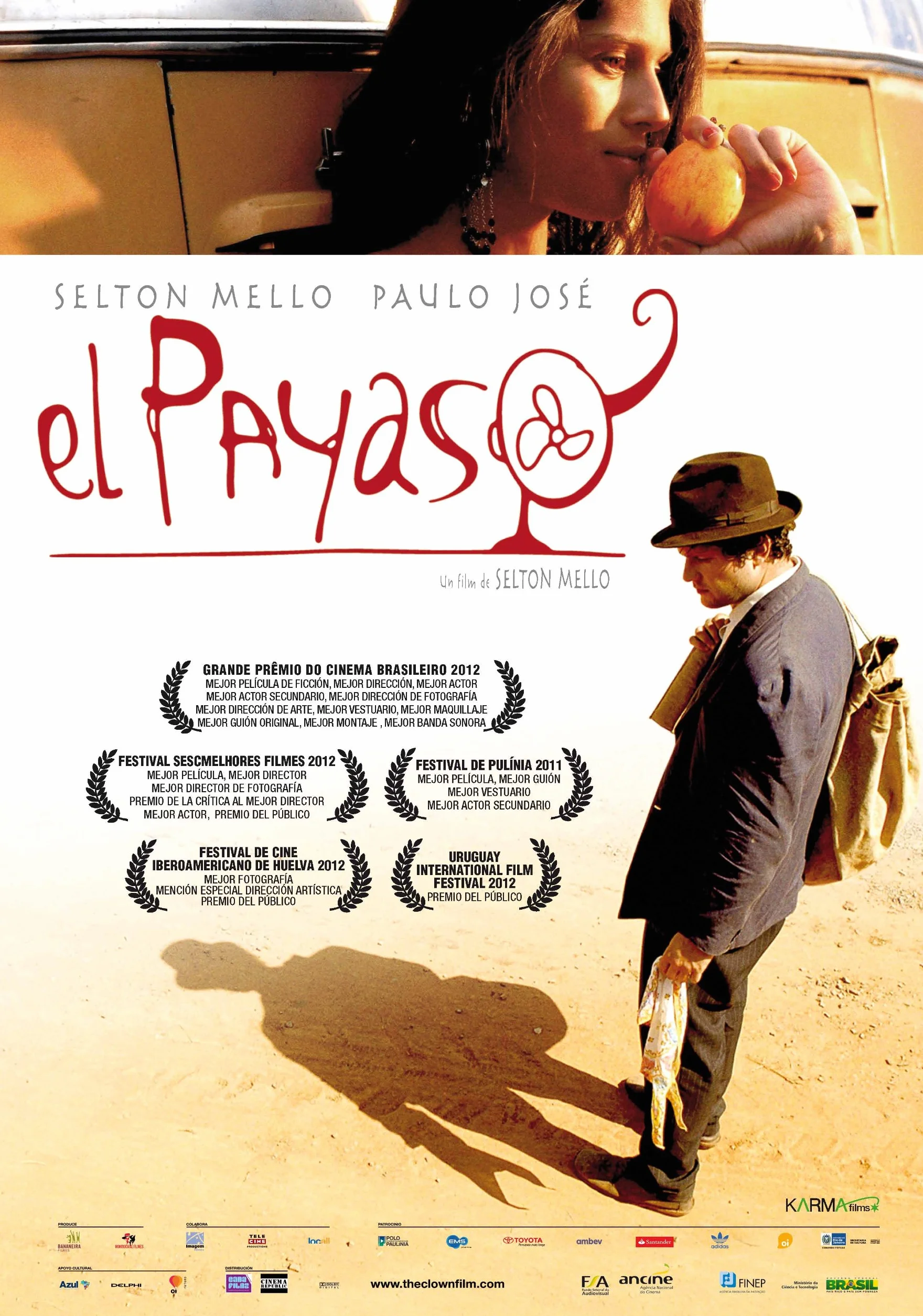 El Payaso (Import) (Dvd) (2014) Selton Mello; Paulo Jose; Tonico Pereira; Banan