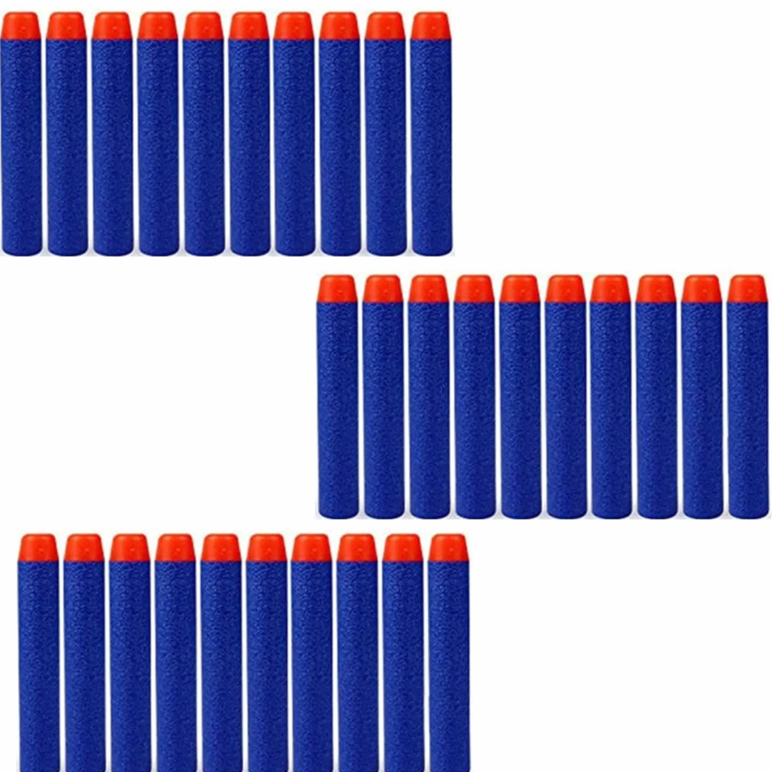 YAAVAAW 30 szt. 7,2 cm niebieskie rzutki do wkładu X strzały piankowe pocisk rzutki do Nerf N-strike Elite Series Blasters dzieci Nerf zabawka pistolet pociski do rzutek wkład