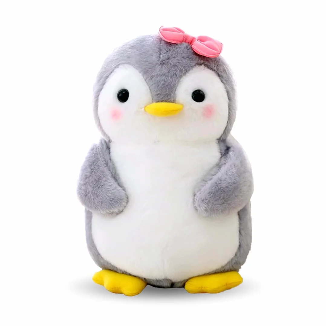 Wishstar Pluszowe zwierzątko i pluszowa zabawka, pingwin z kokardką dla dziewczynek - Pluszowa zabawka do przytulania i zabawy - Squishmallow, 25 cm