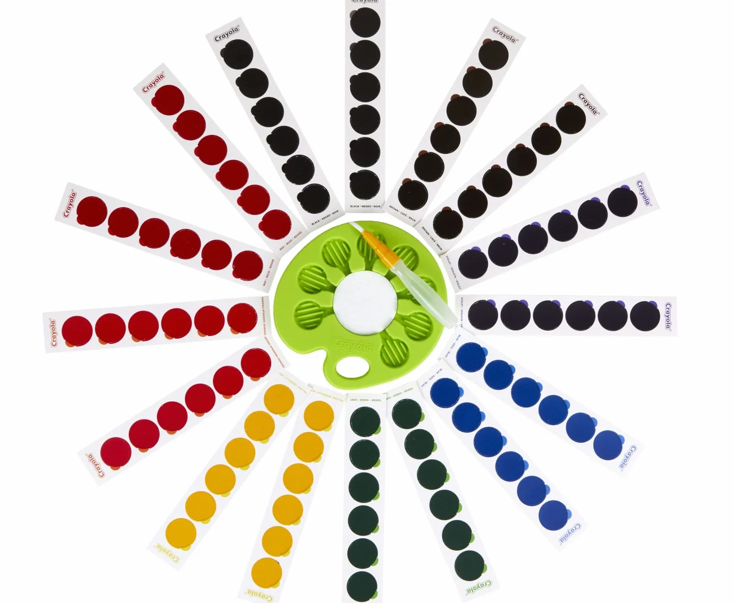Crayola Pop&Paint Zmywalna paleta akwareli