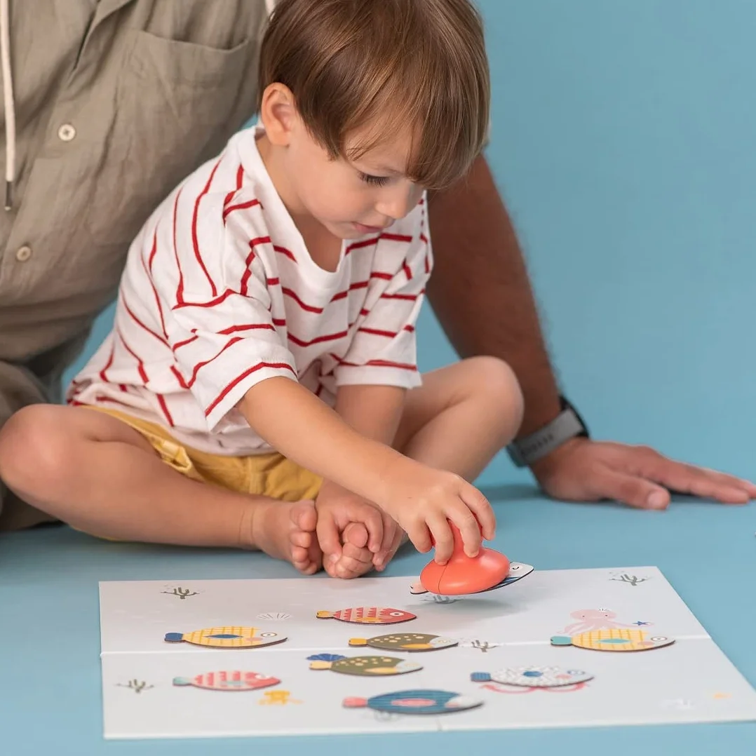 Taf Toys My First Magnetic Fishing Game. Double-Sided Fish Board Game. 6 in 1 Educational Toy for Toddlers. Catch, Count, Sort Fun. Gift Suitable for Boys & Girls 1 Year Old +