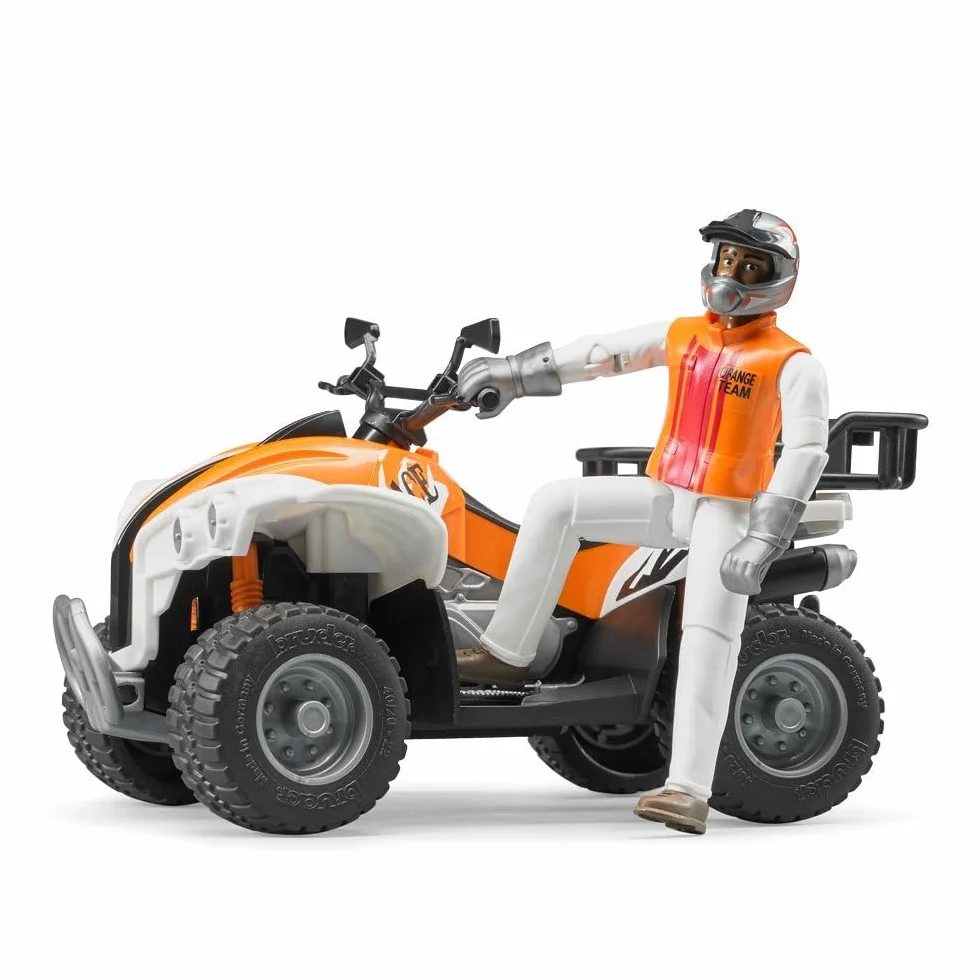 bruder 63000 - Quad z kierowcą, figurka, pojazd, pojazd terenowy