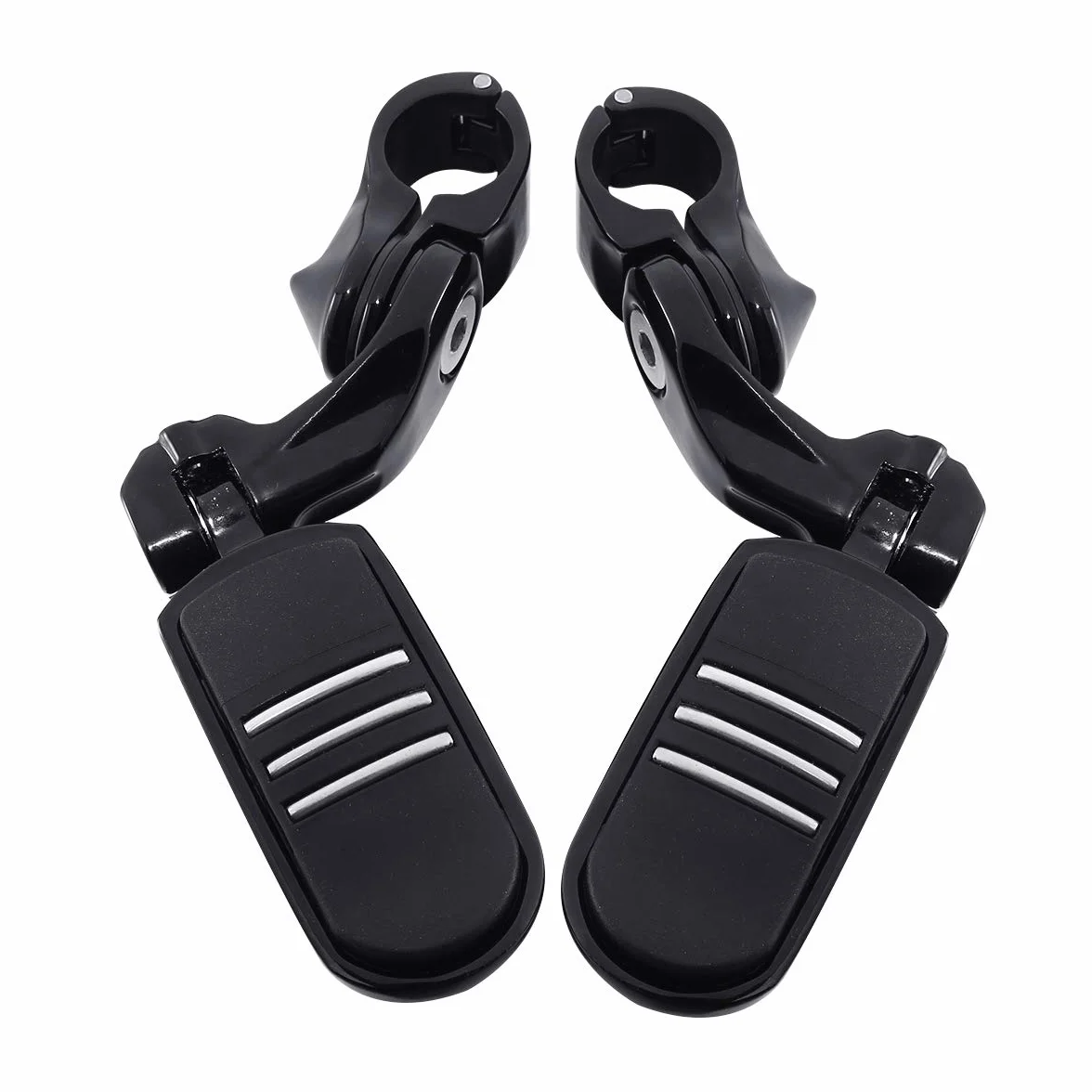 TCMT Podnóżki autostrady 32 mm - podpórka pod stopę kompatybilna z Electra Road King Street Glide Touring (czarne)