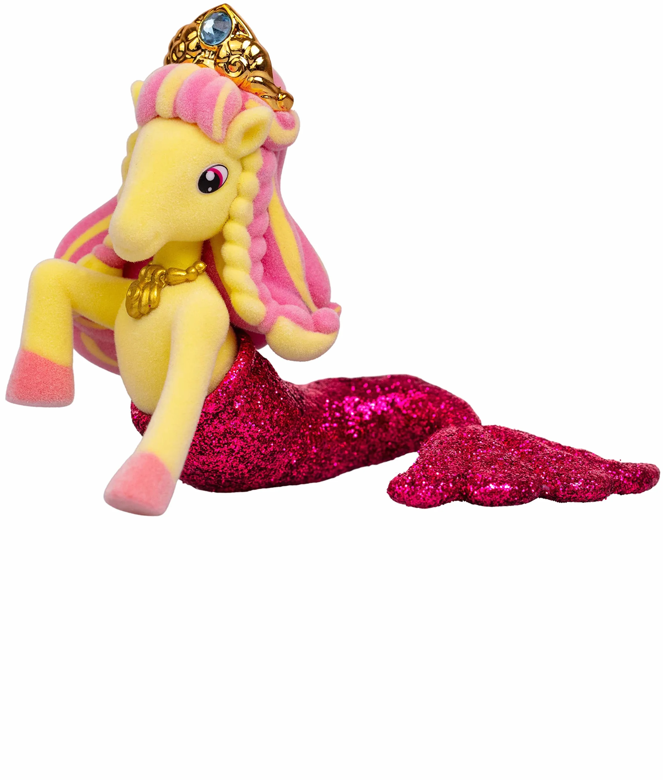 Galupy MERMAID 6-pak – figurki jednorożca syrenka do kolekcjonowania, 6x jednorożec z płetwą i kryształ Swarovski, 18 różnych figurek do zebrania