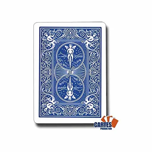 Zestaw z 54 kartami Bicycleowy: Tył Magic Blue / White Face