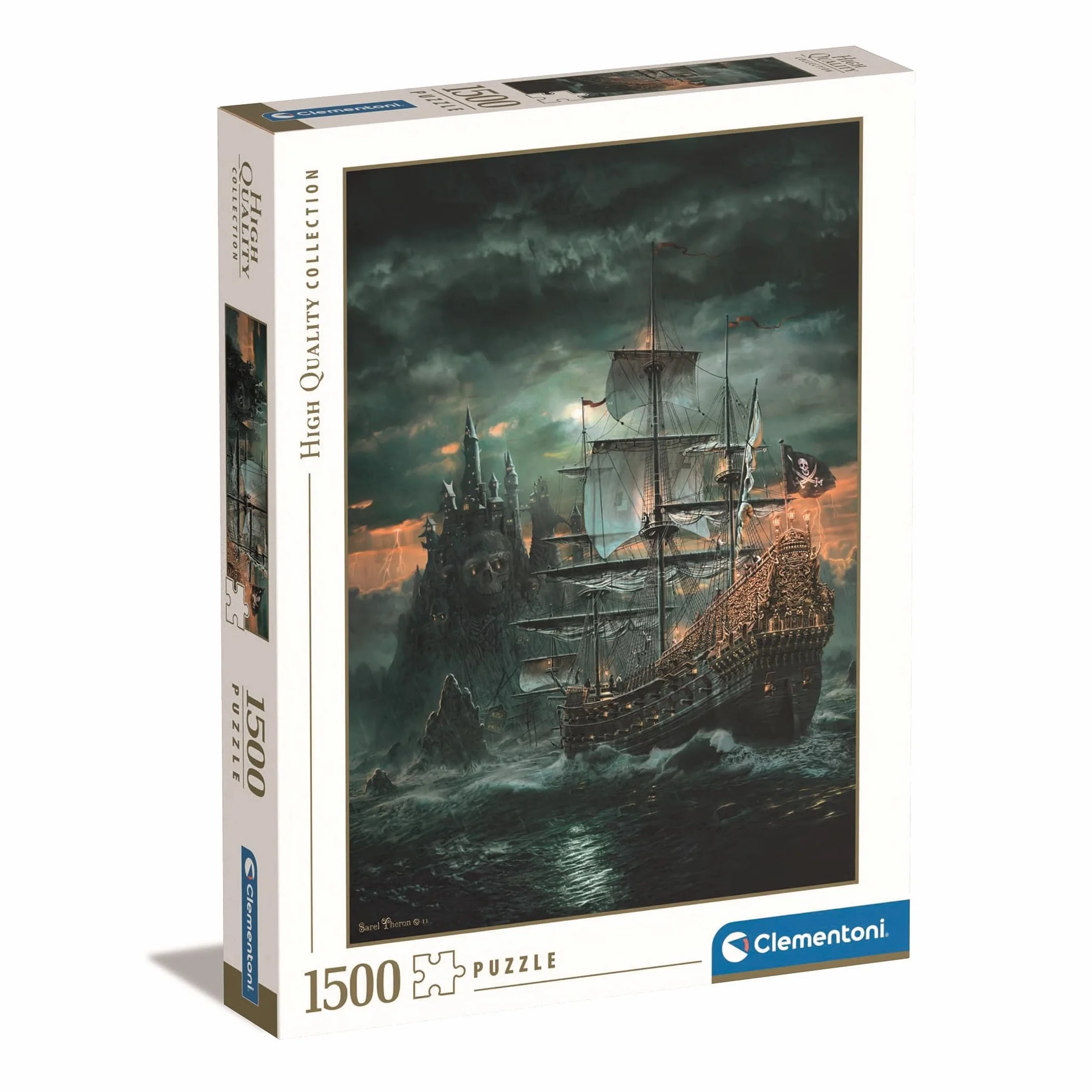 Clementoni Statek Piracki Puzzle Do Układania, Wielokolorowy, 1500 Elementów, 31682,3