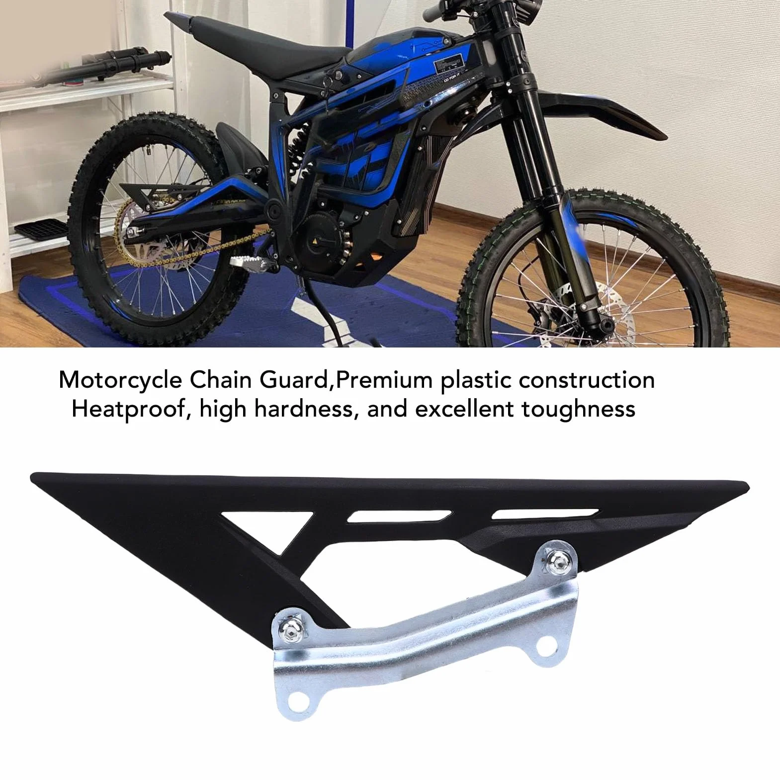 banapoy Osłona łańcucha Motocykla, żaroodporna, Wysoka wytrzymałość, Elektryczny łańcuch do Roweru Terenowego Osłona Zębatki Ochronnej dla Talaria Sting X3 MX3 MX4 MX5