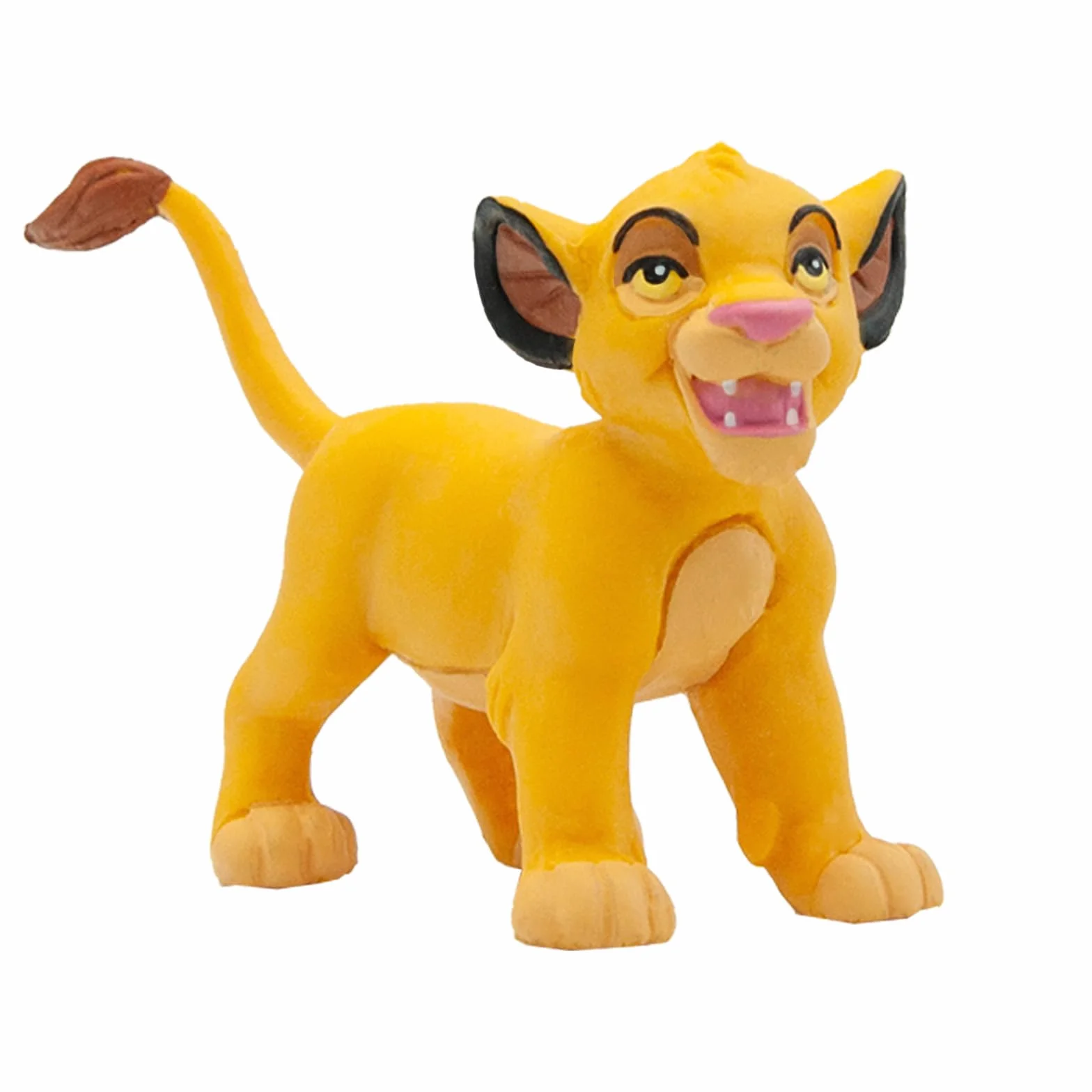 Bullyland 12254 - Figurka młodego Simby z Walta Disneya „Król Lew”, ok. 4,7 cm, szczegółowa, idealna jako mały prezent dla dzieci w wieku 3 lat i starszych