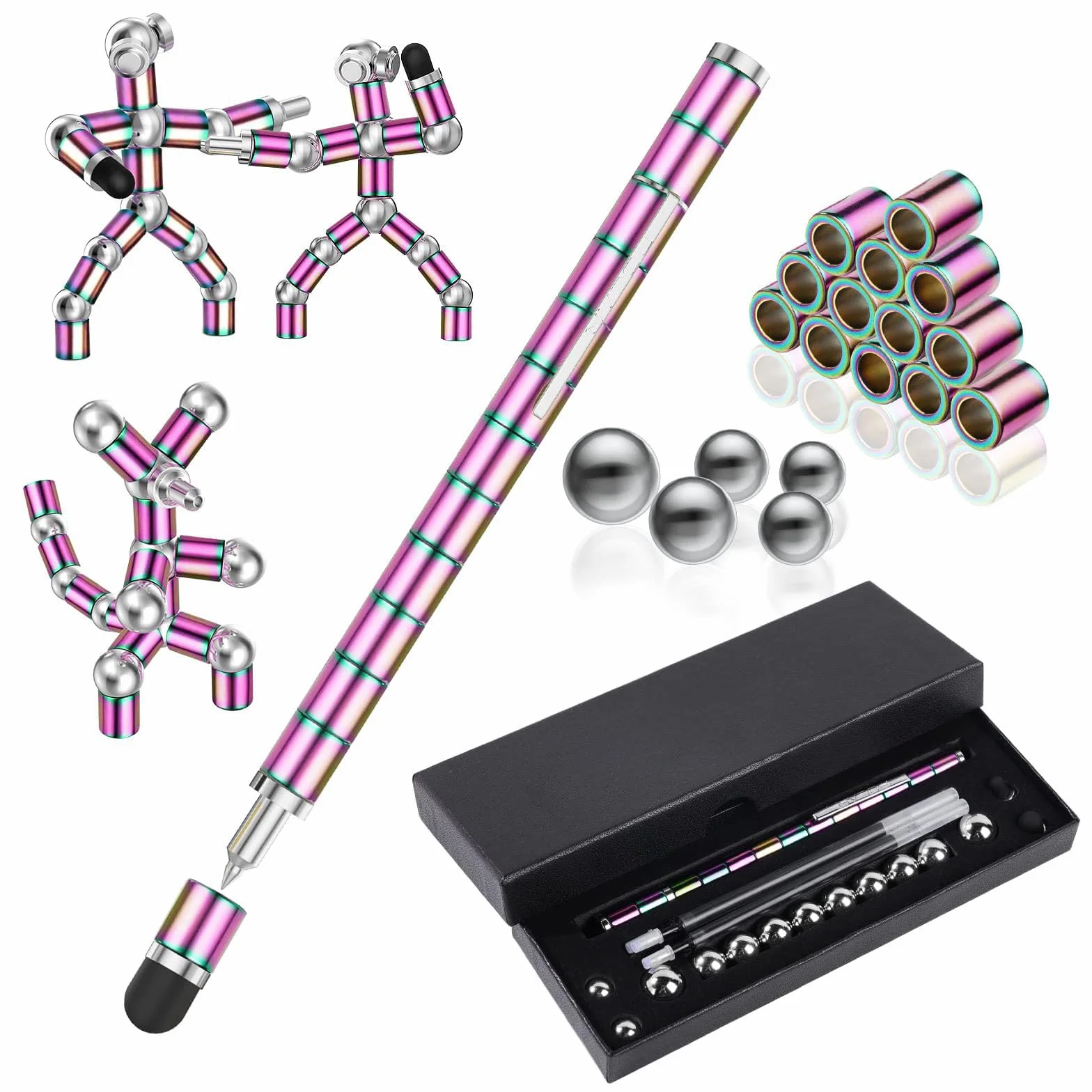 OSDUE Fidget Pen, wielofunkcyjny długopis magnetyczny prezent dla mężczyzn i dzieci, pomysły na prezent na Dzień Ojca i Wielkanocny