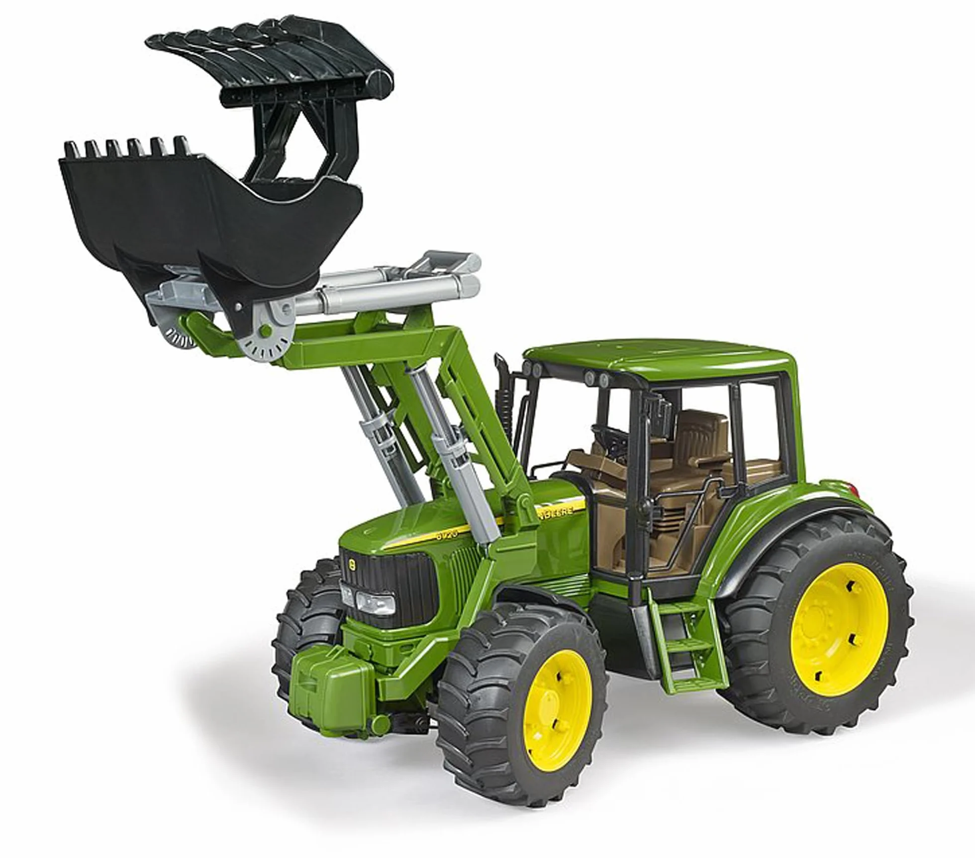 bruder 02052 - John Deere 6920 z ładowaczem czołowym - 1:16 Pojazd, traktor, buldog, farma, rolnictwo, prace polowe, maszyna, bworld, zabawki