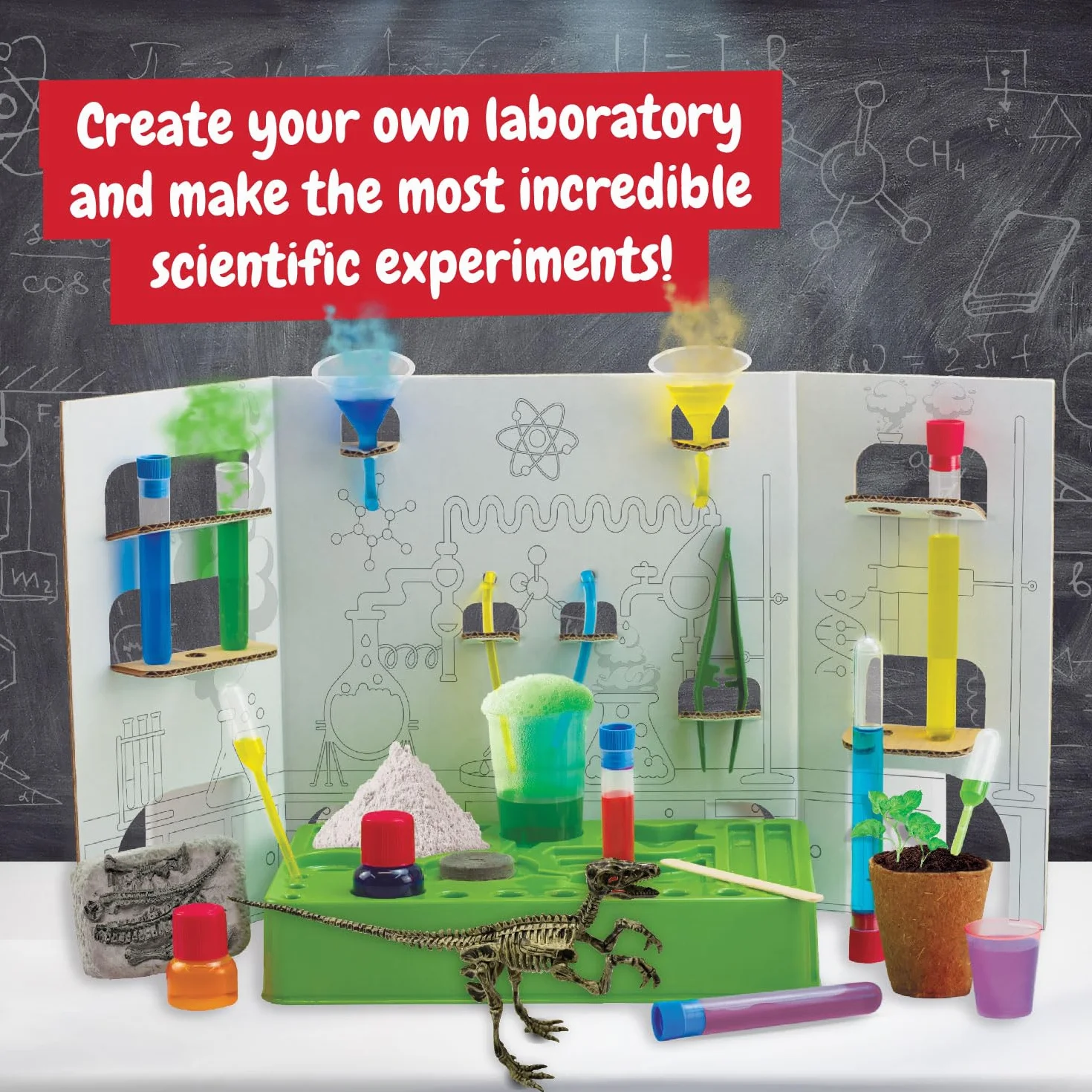Science4you - Zestawy edukacyjne naukowe i gra chemiczna, spersonalizuj swoje laboratorium, eksperymenty naukowe dla dzieci, prezent dla chłopców i dziewcząt, 6 lat