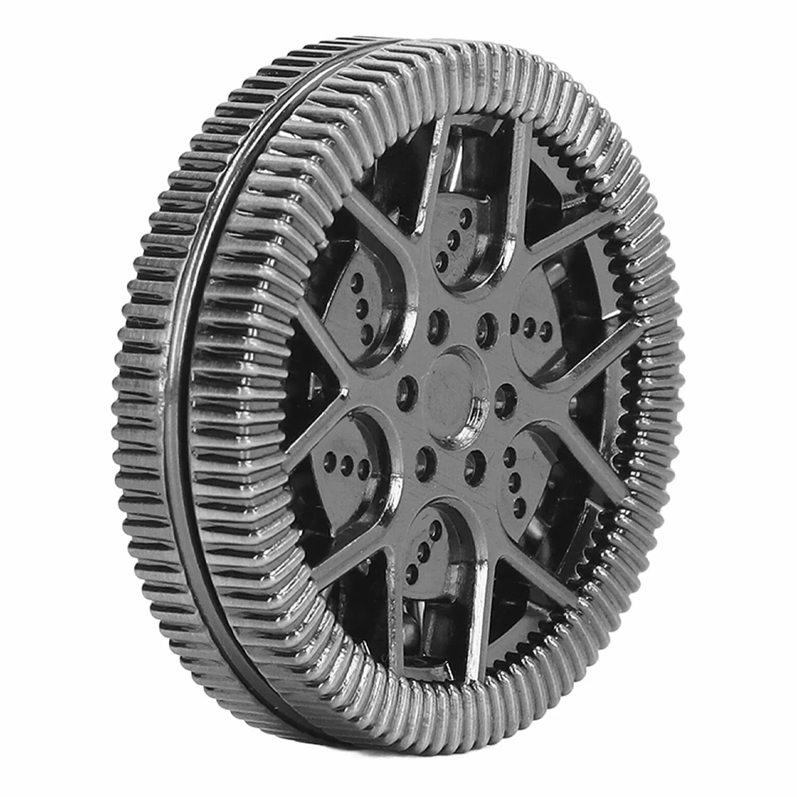 Fidget Blocks Zabawka, Haptyczny Suwak na Monety, Przenośna Magnetyczna Zabawka z Suwakiem, Haptic Coin Magnetyczny Suwak Fidget, Suwak Fidget Zabawka do Biura (GRAY)