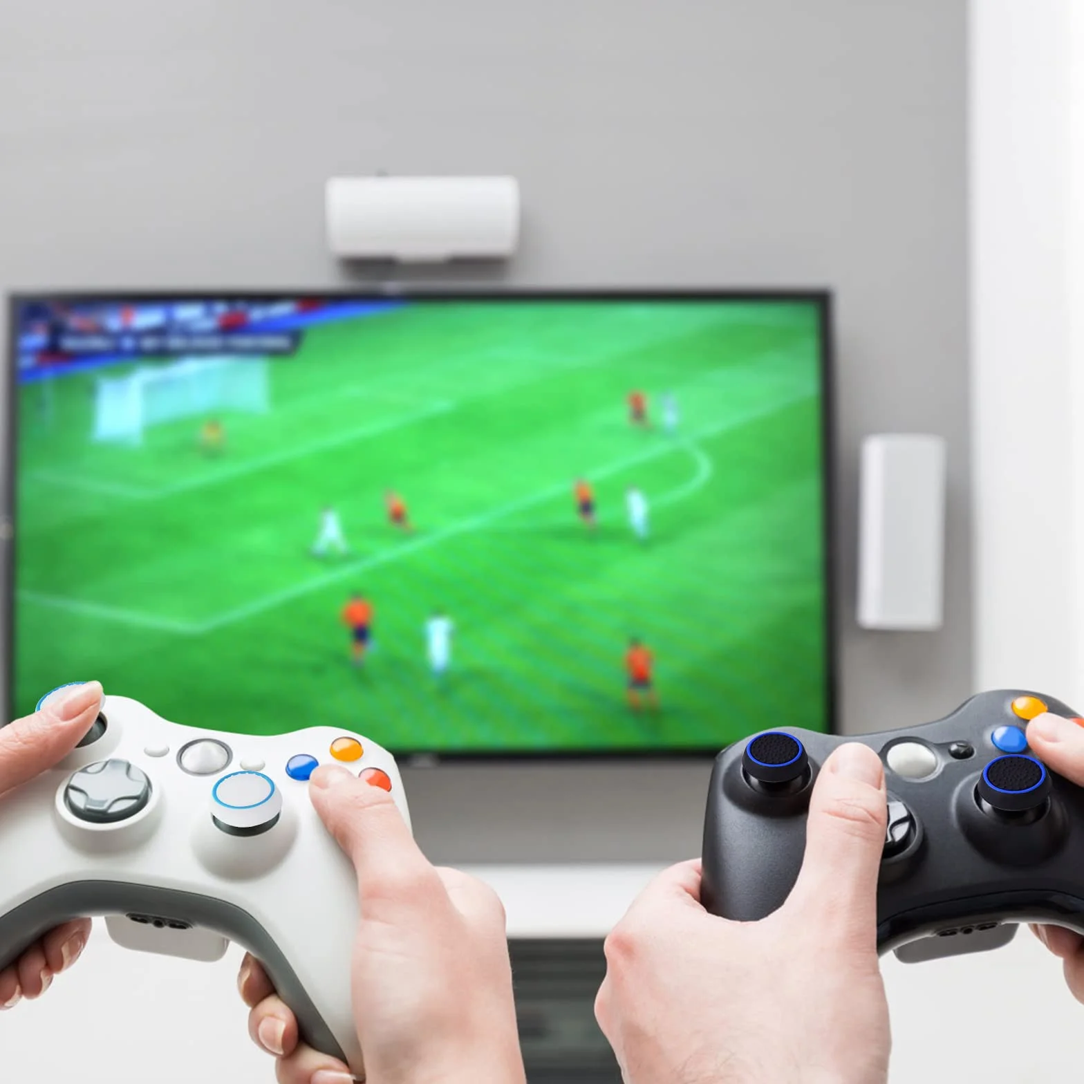 Thumpstick zestaw akcesoriów, silikonowe nakładki na joystick grip, akcesoria ochronne kompatybilne z kontrolerami PS5 / PS4 / PS3 / PS2 / Xbox 360 / Xbox One/Switch Pro (10 par)