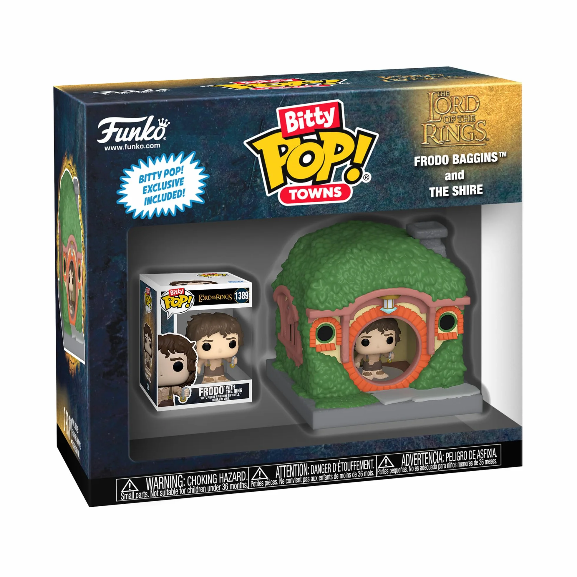 Funko Pop! Bitty Town: Władca Pierścieni - Frodo Baggins i Shire