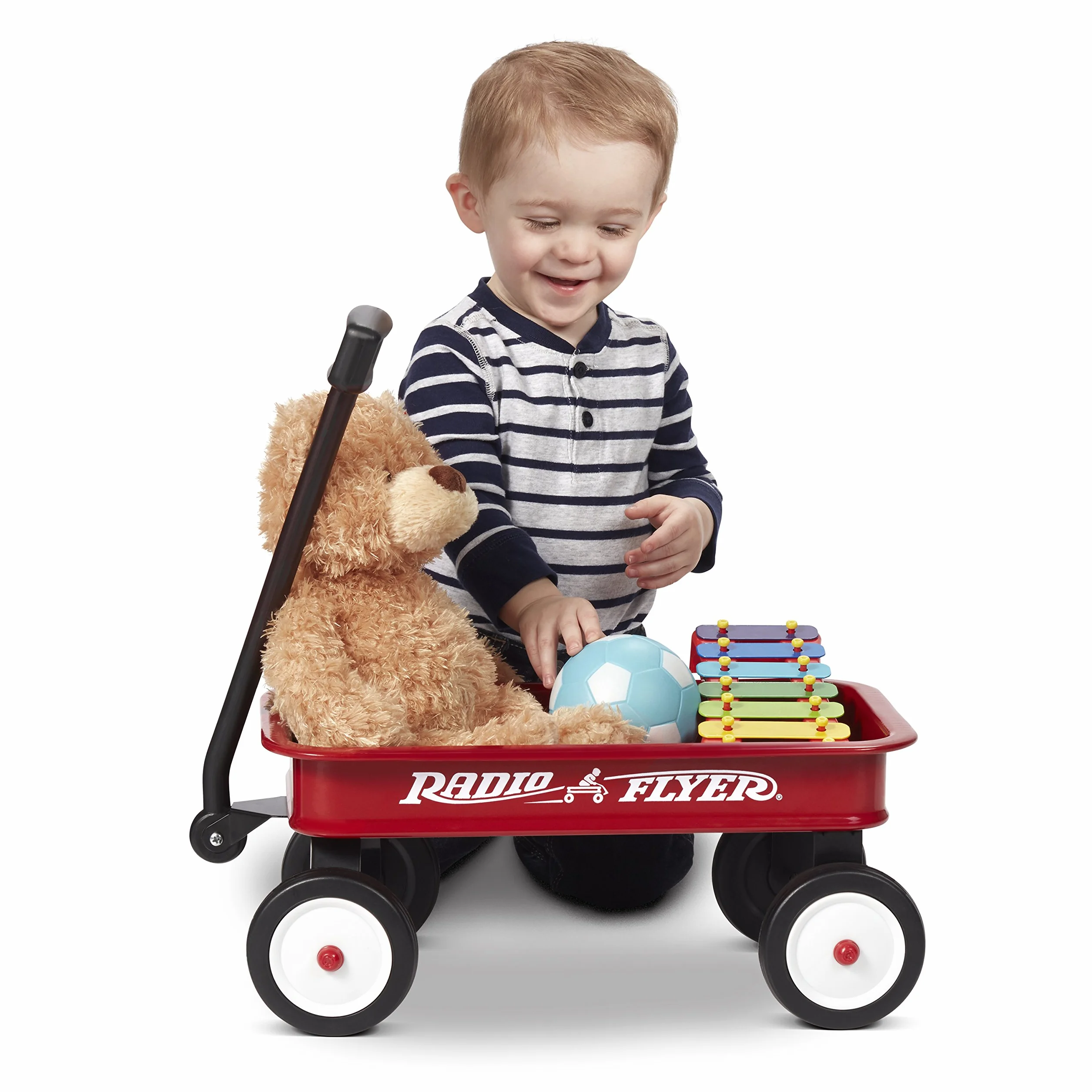 Radio Flyer My 1st Wagon, zabawka dla malucha, czerwony