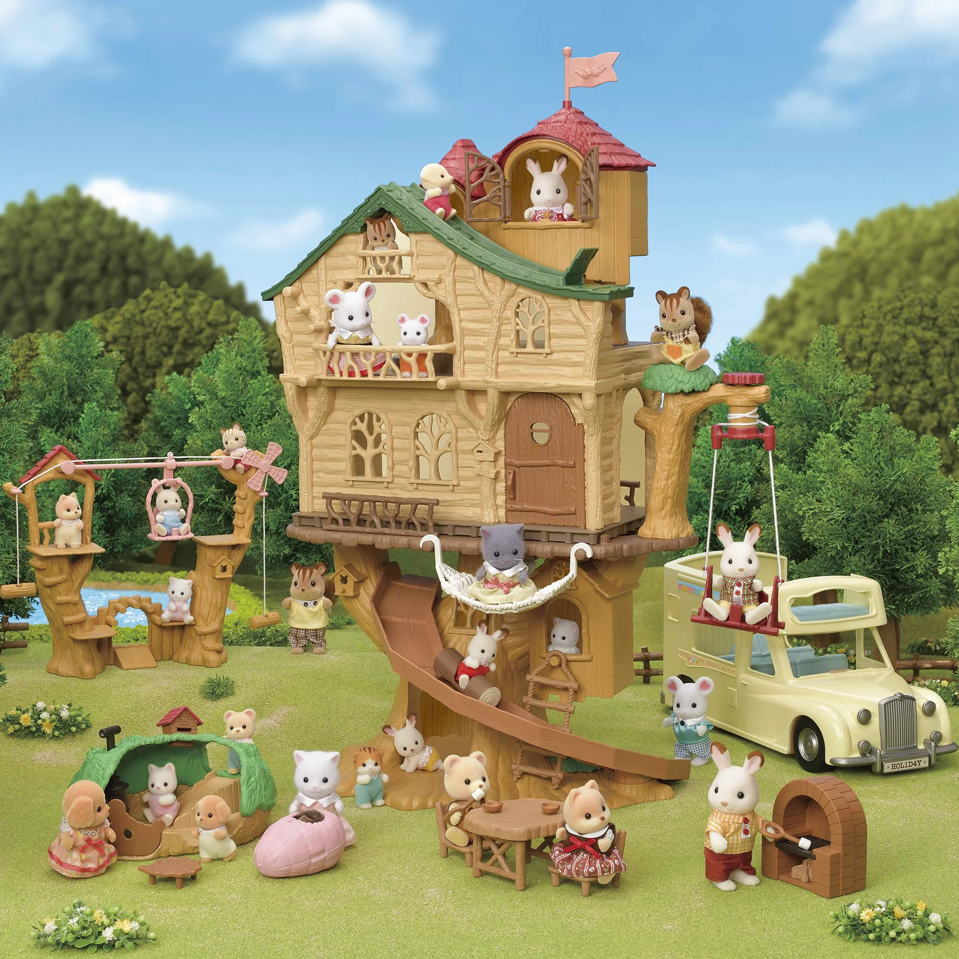 Sylvanian Families - 5494 - domek na drzewie przygody - SIOC