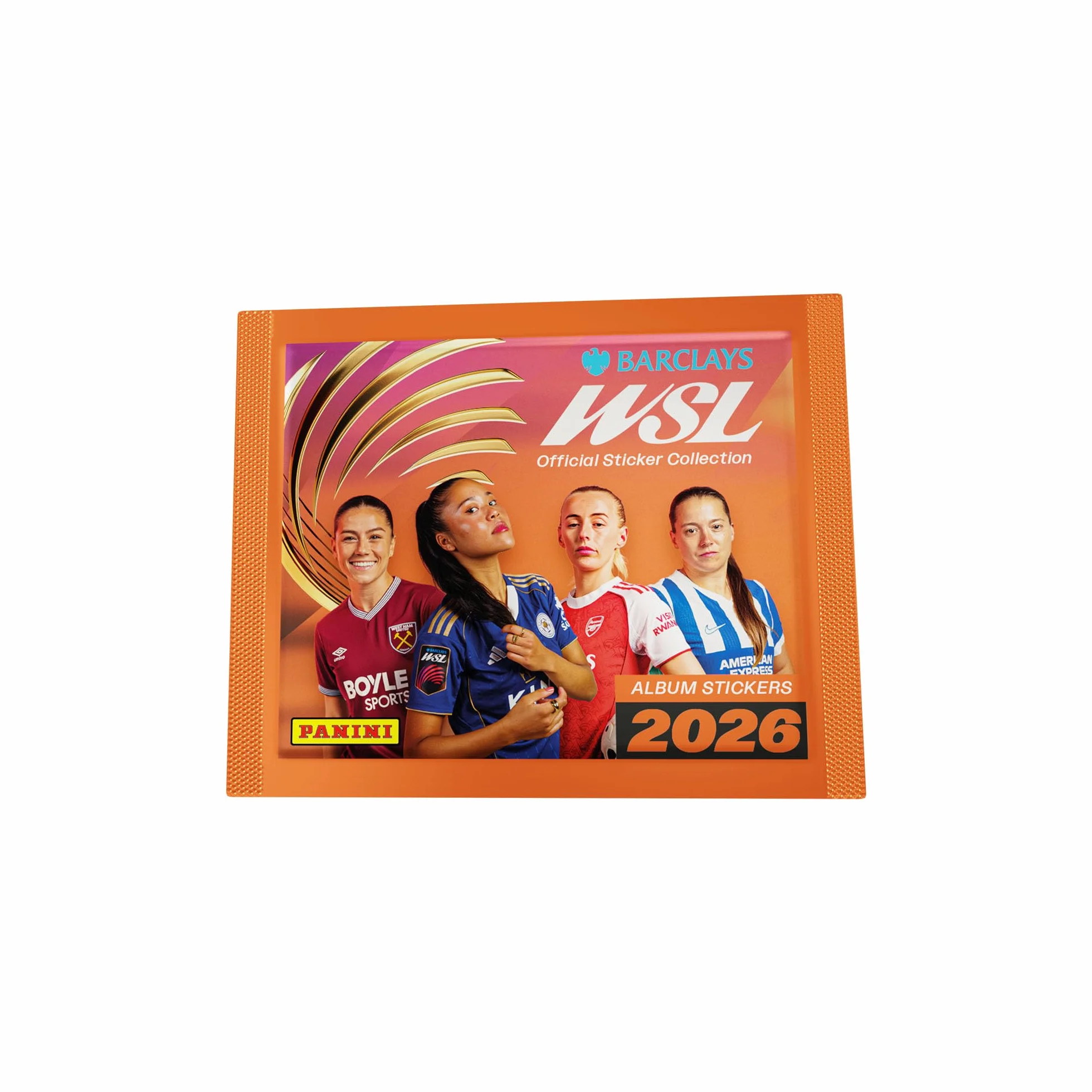 Panini Barclays Super League damska oficjalna kolekcja naklejek 2026 - opakowanie 50 sztuk