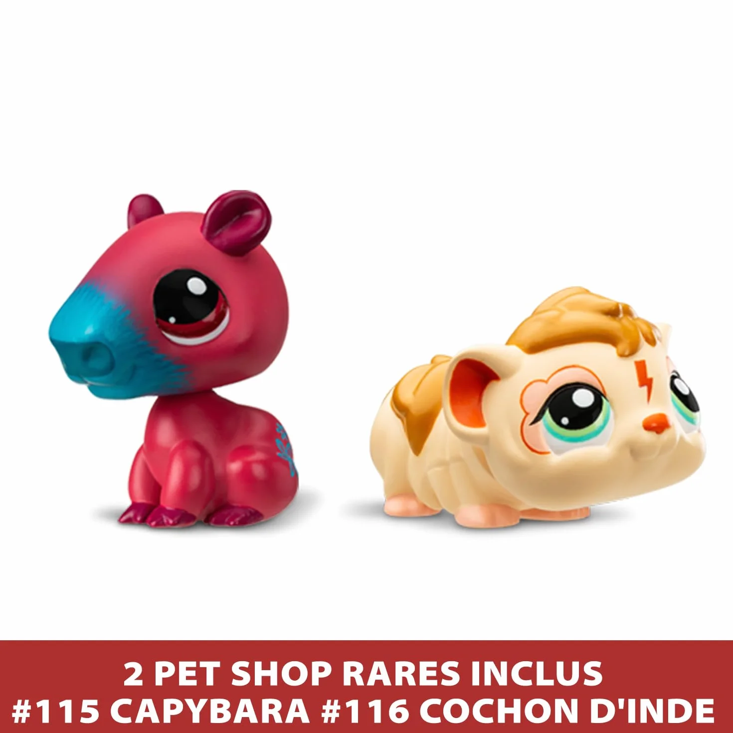 BANDAI Littlest Pet Shop - The Grande Maison des Pet Shop - Zestaw gier z 2 sklepami dla zwierząt domowych w zestawie i 20 akcesoriami - Mini-Figurines dla zwierząt do kolekcjonowania - Zabawka dla