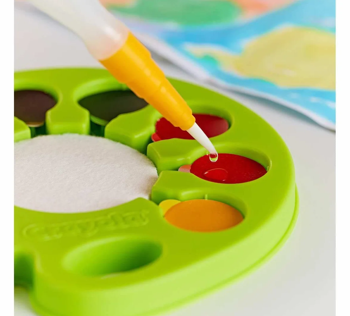 Crayola Pop&Paint Zmywalna paleta akwareli
