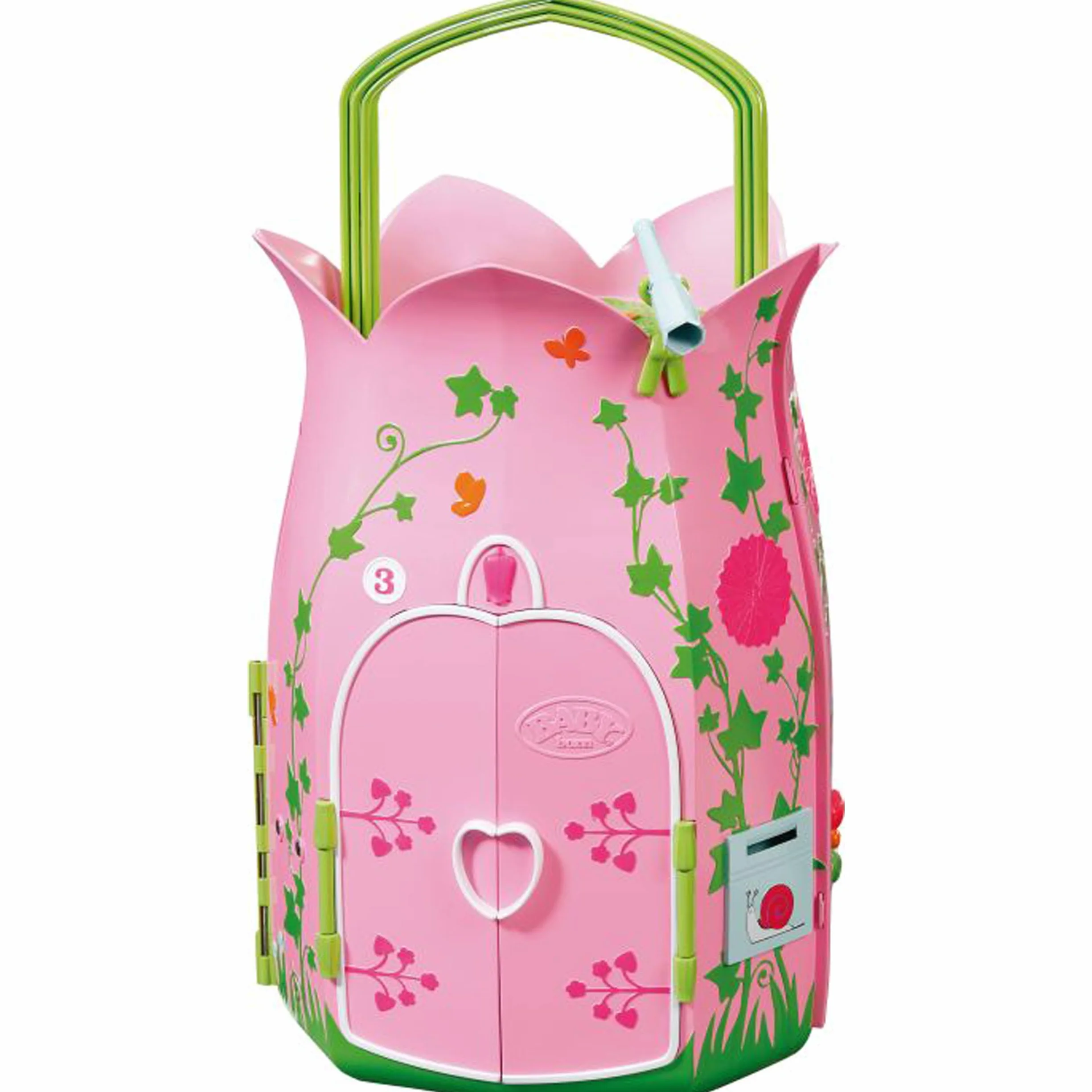 BABY born Storybook Cottage 833803 - Akcesoria do lalek z bajki 18 cm dla małych dzieci - zawiera stół, kominek, siedzisko wypoczynkowe i teleskop, odpowiedni dla dzieci w wieku 3 lat