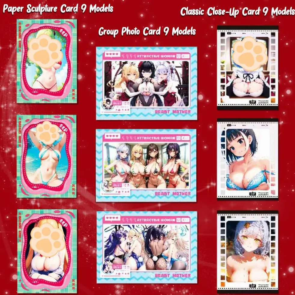 MEIKAl Series - Charming 2 Series, 1 pudełko, karta Waifu Goddess Card klasyczna seria produktów - karta kolekcjonerska (seria Charming 2)