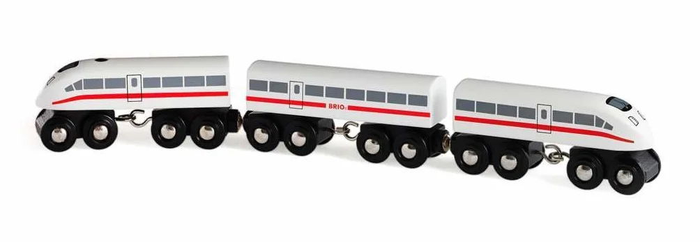 Brio 63374800 Pociąg Expressowy (63374800) Bezpieczna Zabawka Dla Dzieci Powyżej 3 Lat,Wielokolorowa