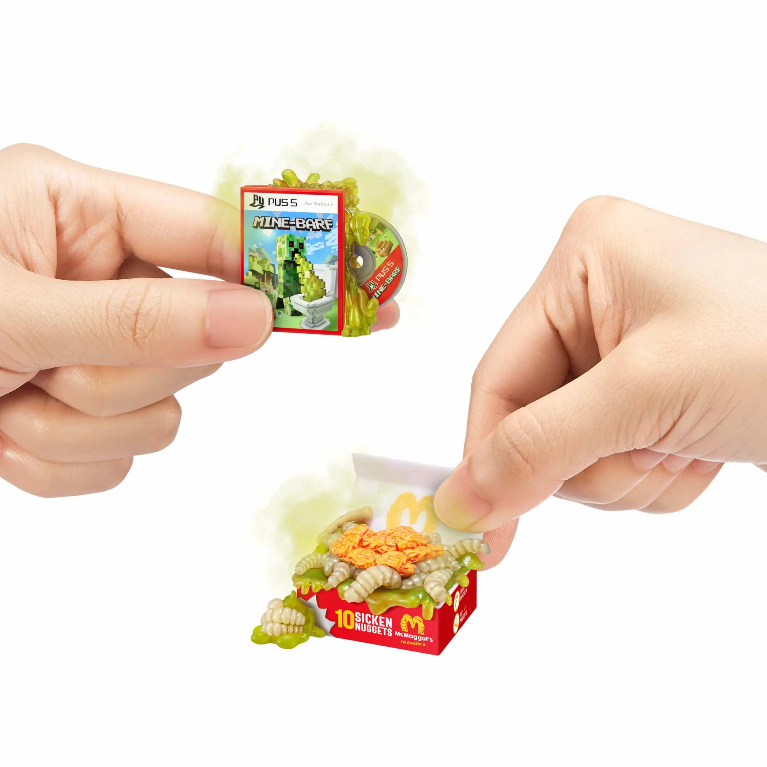 5 Surprise Mega Gross Minis seria 2 firmy ZURU, tajna, kolekcjonerska, mini, parodia (1 kapsułka)