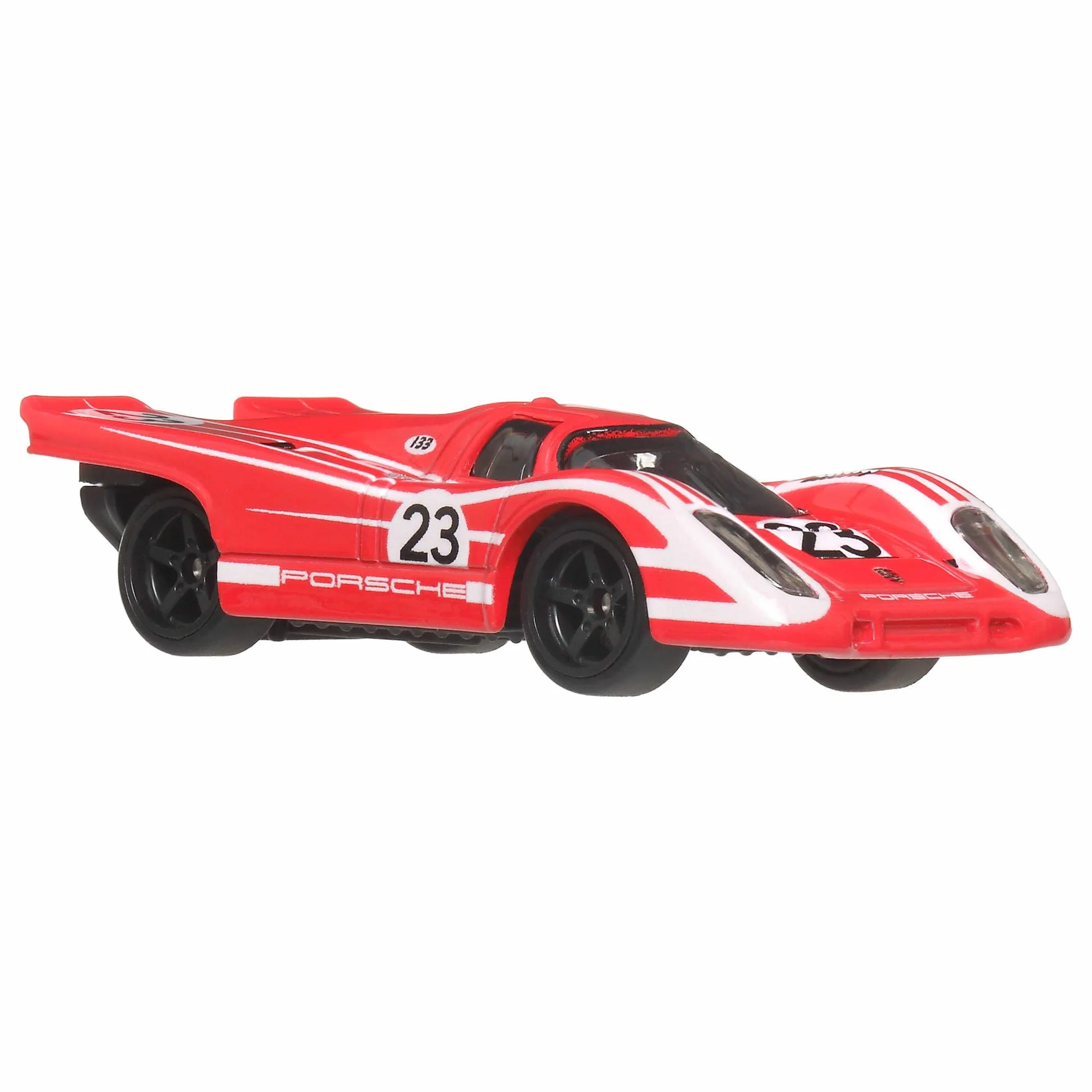Hot Wheels Premium Car Culture Kultowe auta Circuit Legends Porsche 917K Metalowy samochód zabawka w skali 1:64 z oponami Real Riders, JBK63
