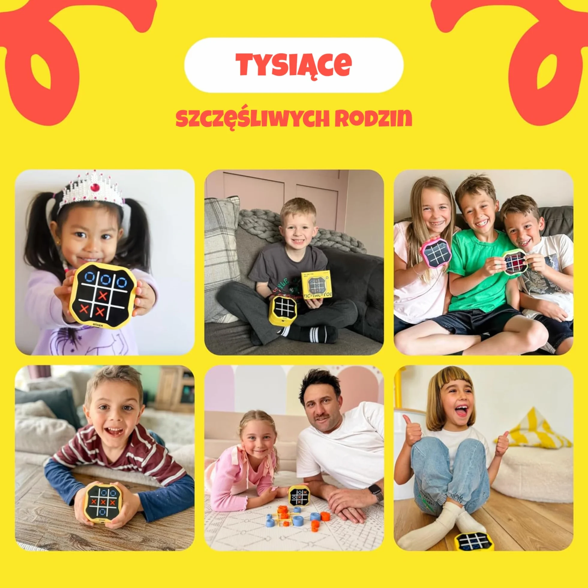 GiiKER Tic Tac Toe Bolt, ręczna konsola do puzzli 3 w 1, przenośna gra podróżna