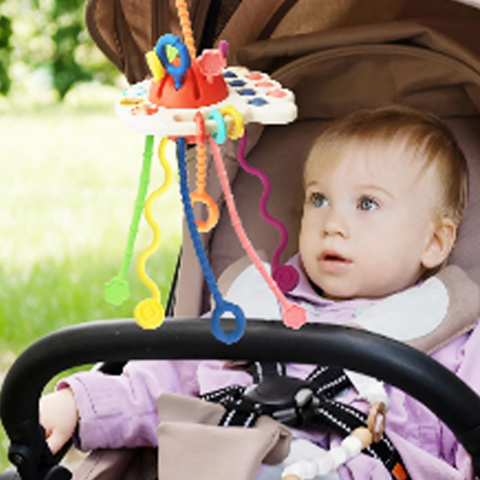 KETIEE Montessori zabawka sensoryczna dla niemowląt, zabawka podróżna, wczesny rozwój, zdolność motoryczna, zabawka prezent dla niemowląt, 18 miesięcy +